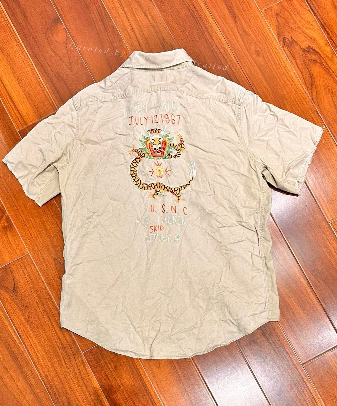 Polo Ralph Lauren Ralph Lauren Chinese Dragon Embroidered Shirt Size US M / EU 48-50 / 2 - 1 Thumbnail