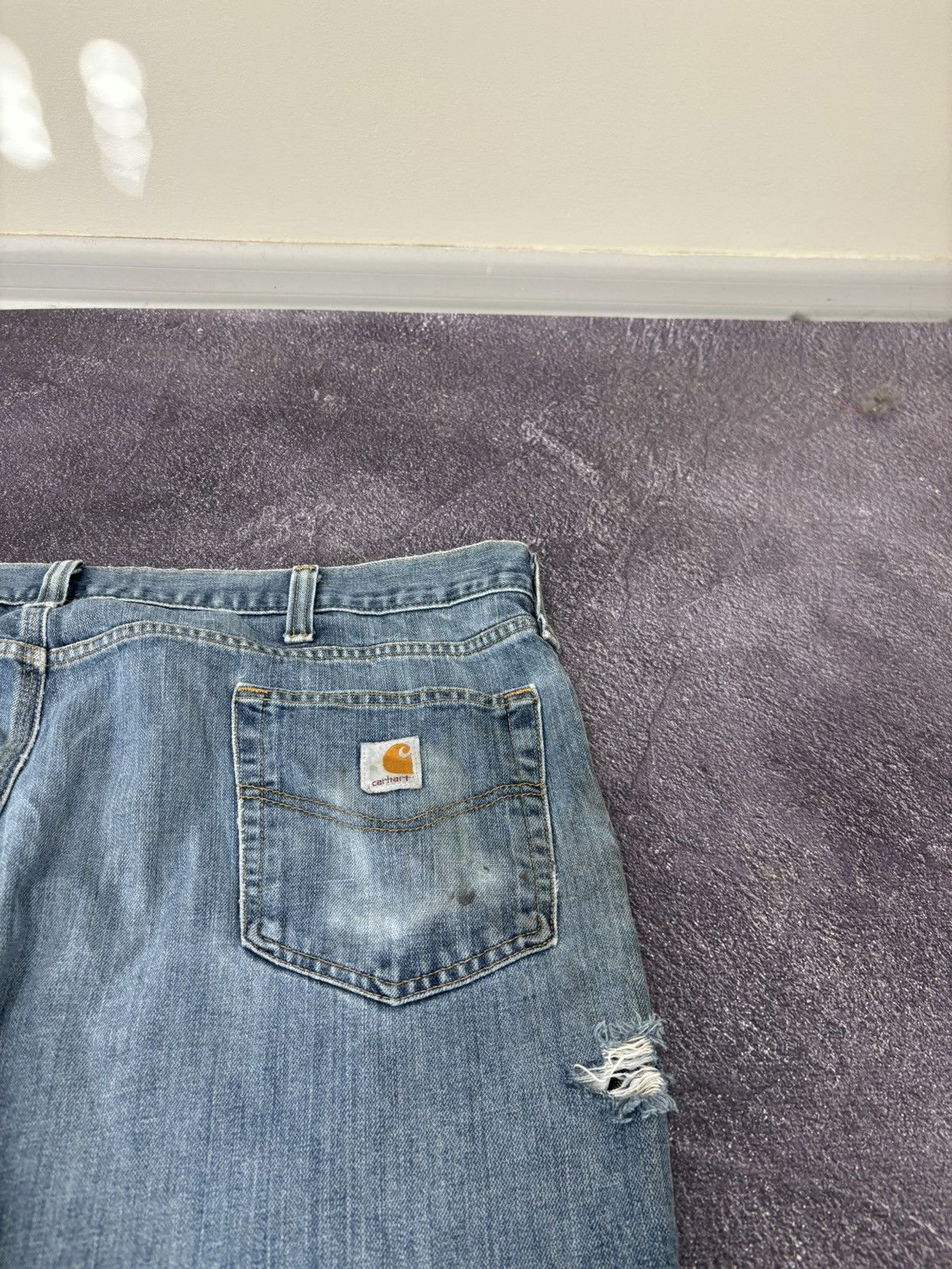 Carhartt Vintage Carhartt Y2K Work USA Hype Denim Baggy Jeans Size US 44 / EU 60 - 8 Thumbnail