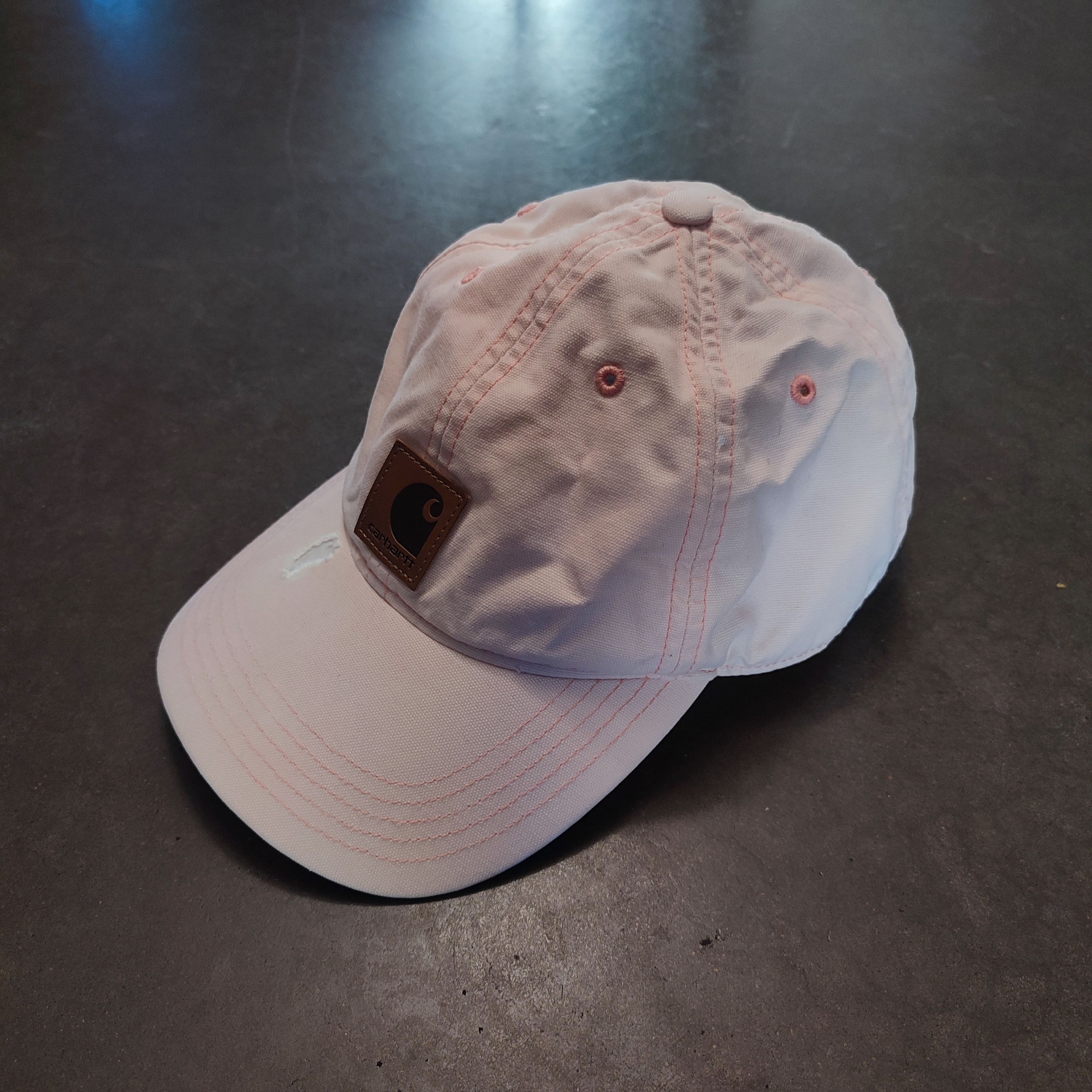 Carhartt Carhartt Adjustable Cap Pink Leather Patch One Size Size ONE SIZE - 1 Thumbnail