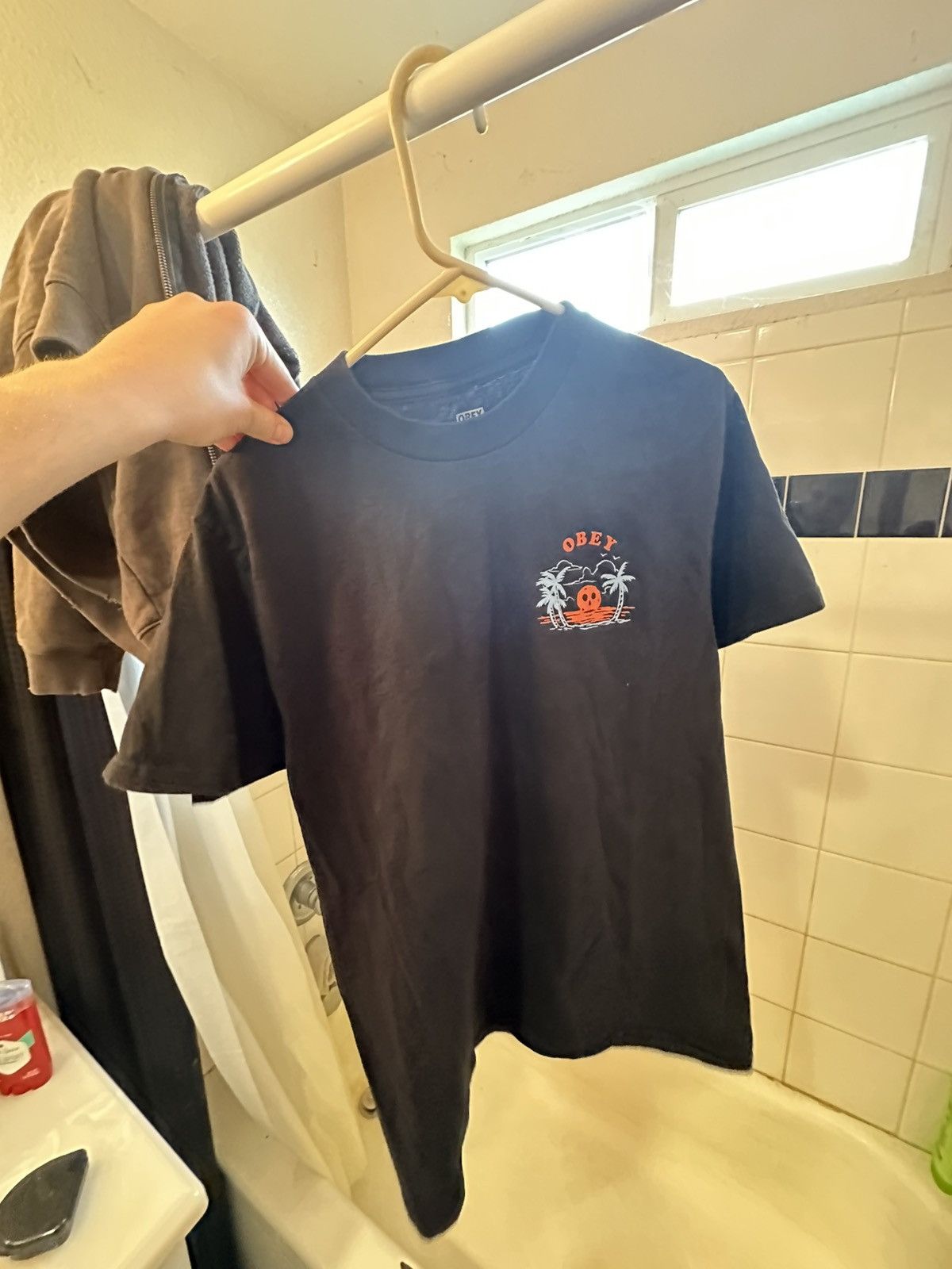 Obey Obey Orange//Black Tee Size US M / EU 48-50 / 2 - 1 Thumbnail