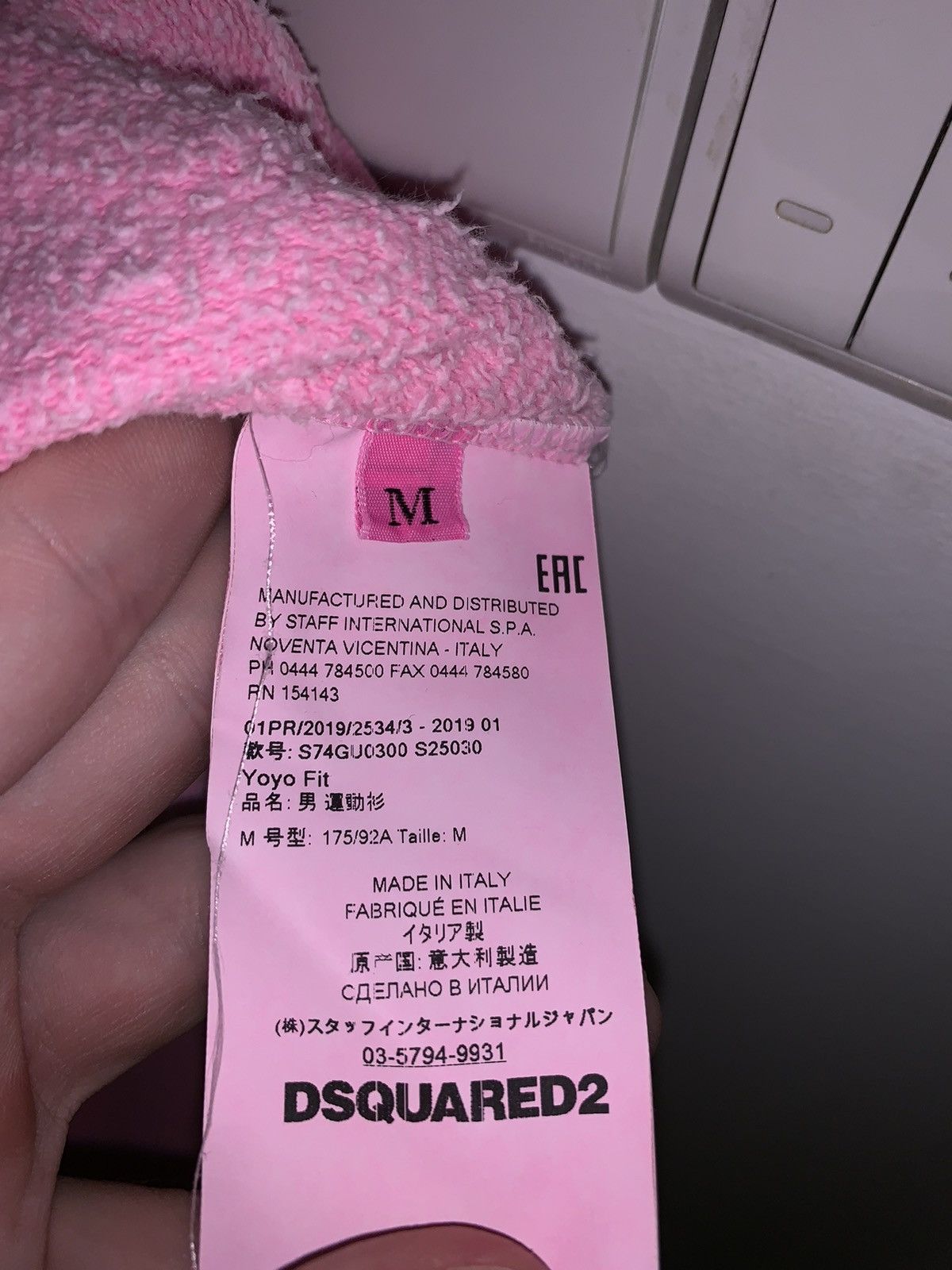 Dsquared2 Dsquared2 Pink n Punk Sweatshirt Size US M / EU 48-50 / 2 - 2 Thumbnail
