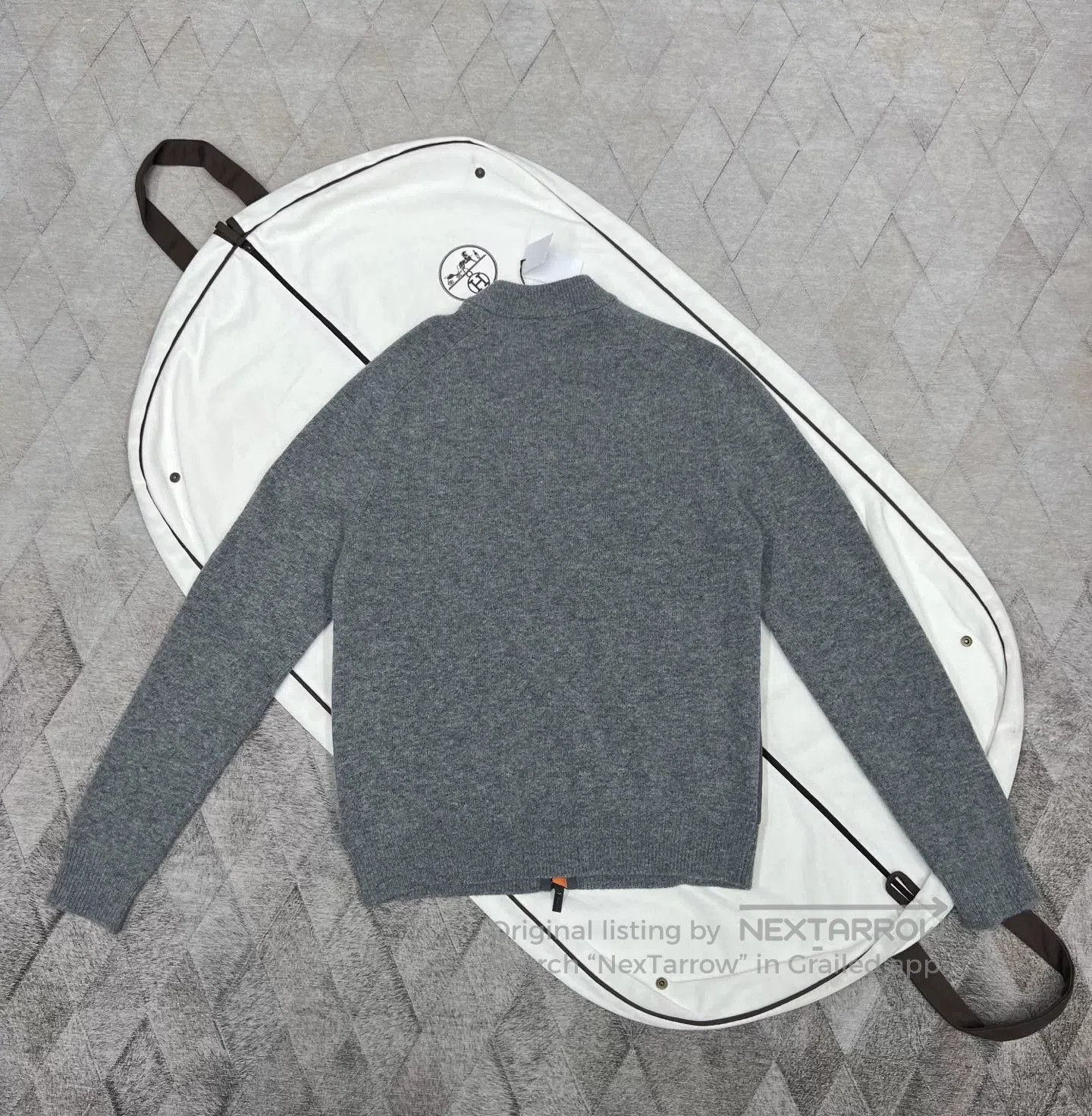 Hermes Hermes Cashmere Paneled Baseball Jacket. Size US S / EU 44-46 / 1 - 5 Thumbnail