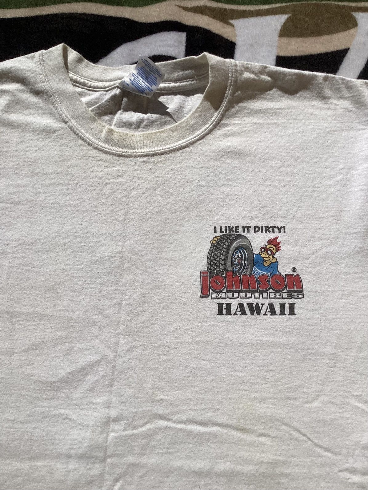 Big John big Johnson mud tires Hawaii I like it dirty funny parody T Size US XL / EU 56 / 4 - 5 Thumbnail