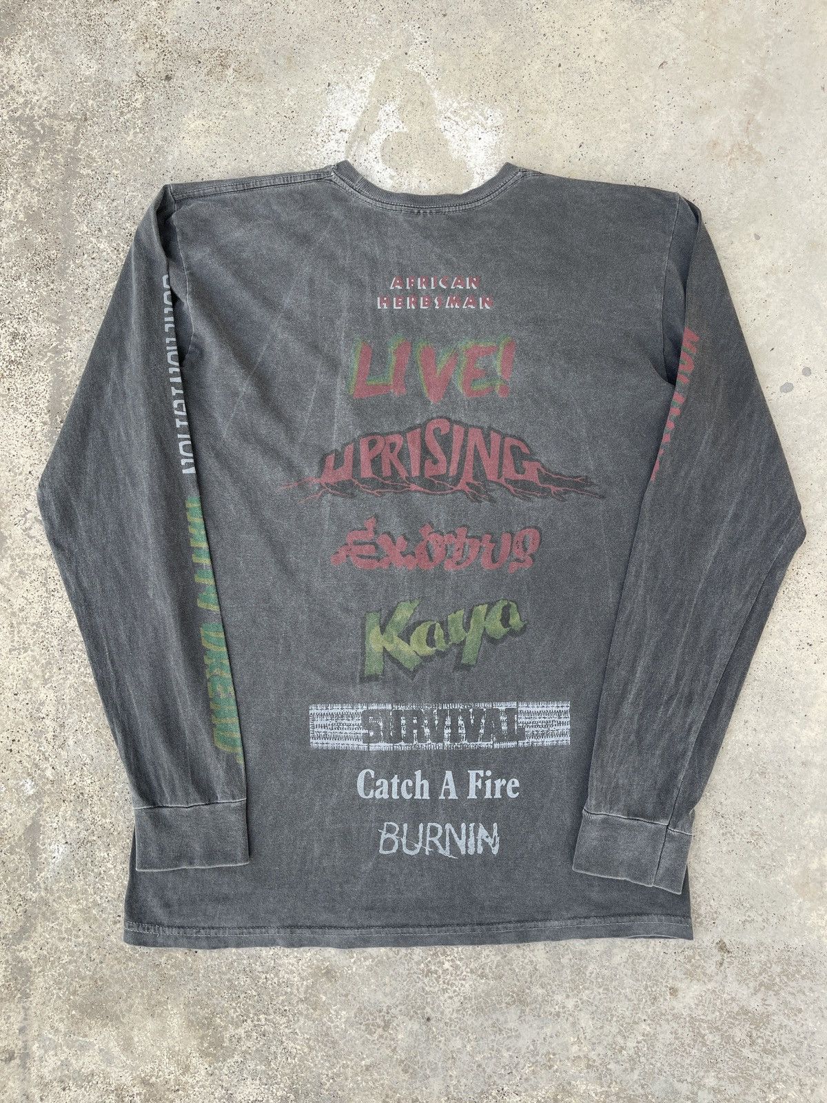 Bob Marley × Stussy × Vintage Vintage Stussy x Bob Marley Herbsman Pigment Collaboration Size US M / EU 48-50 / 2 - 3 Thumbnail