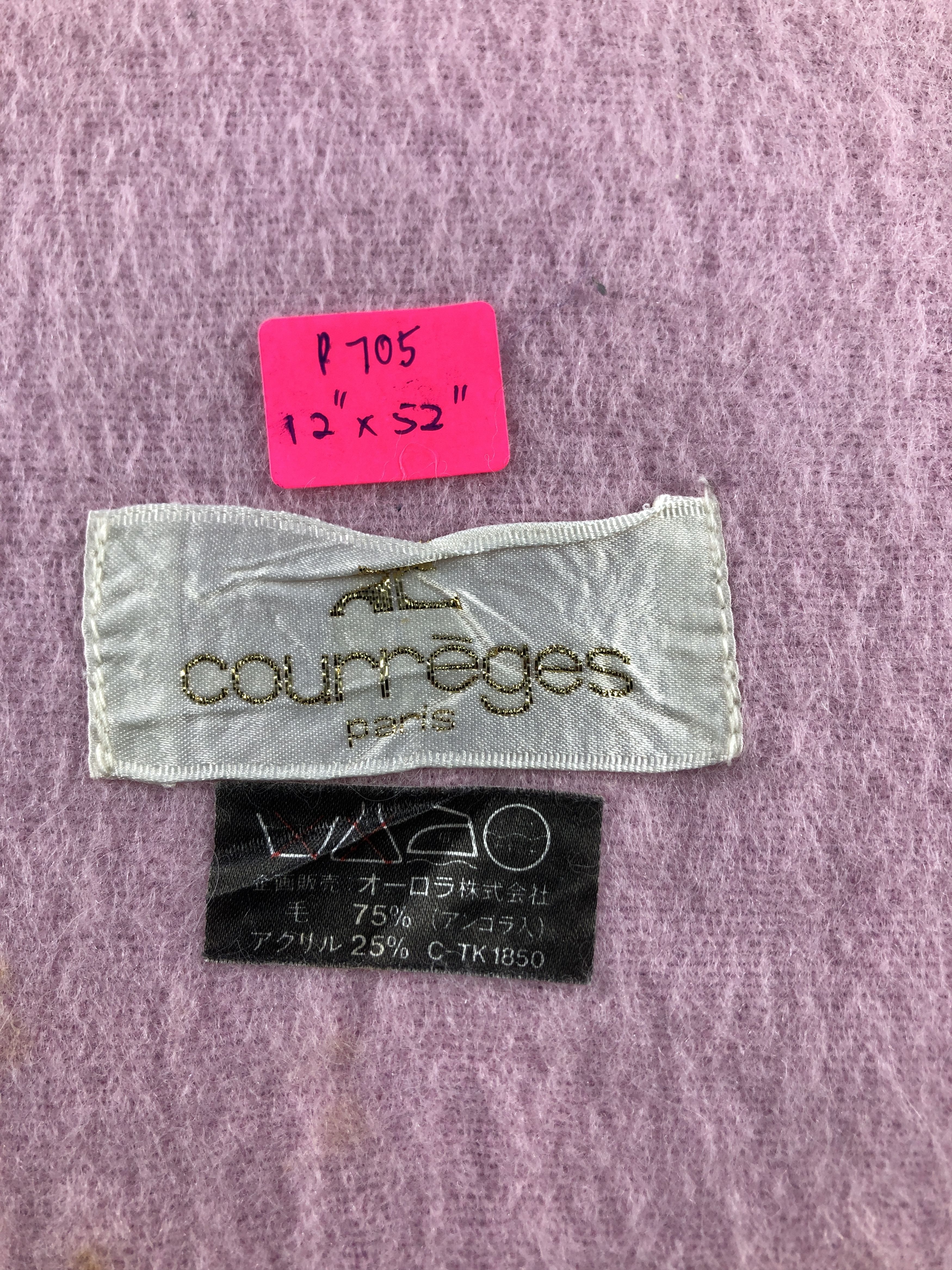 Courreges Courreges Scarf / Muffler / Neckwear P705 Size ONE SIZE - 5 Thumbnail
