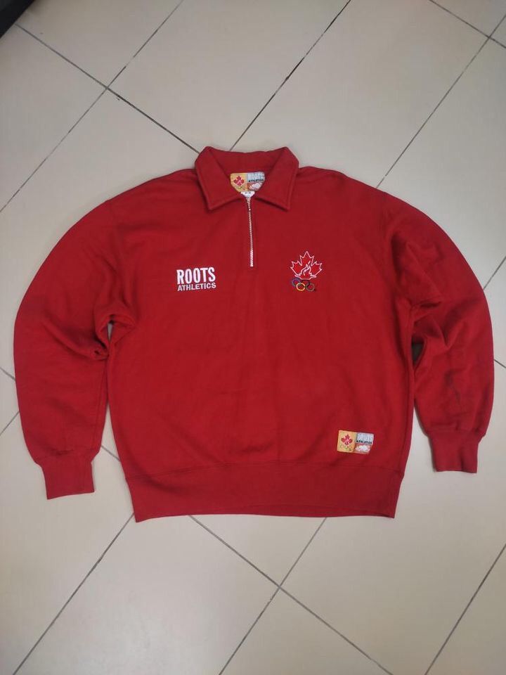 Roots × Vintage ROOTS CANADA OLYMPICS HALF ZIPPER Size US M / EU 48-50 / 2 - 1 Thumbnail