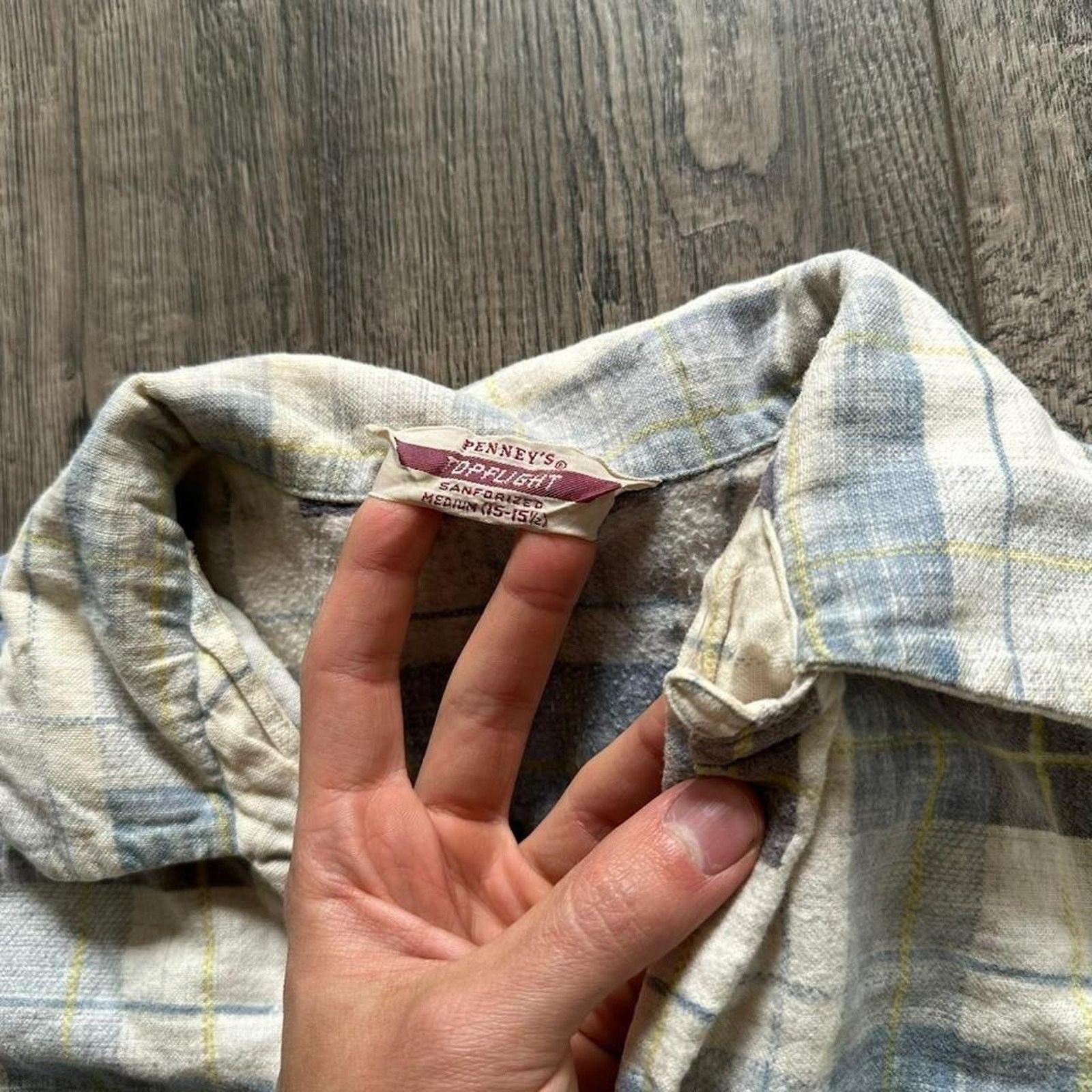 Vintage Vintage 50s Penneys Top Flight Button Up Loop Collar Shirt Size US S / EU 44-46 / 1 - 5 Thumbnail
