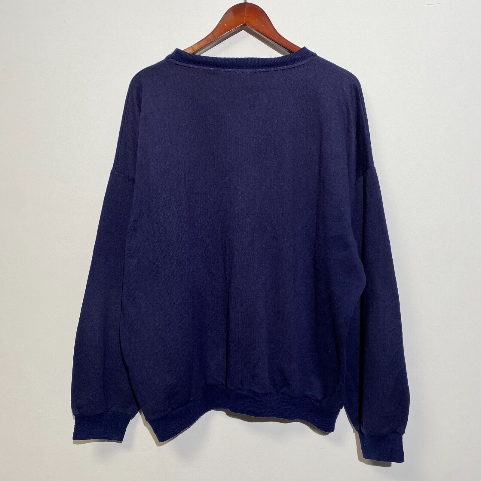Puma × Vintage Vintage Puma Unisex Navy Blue Acrylic Crewneck Size XL 90s Size US XL / EU 56 / 4 - 11 Thumbnail