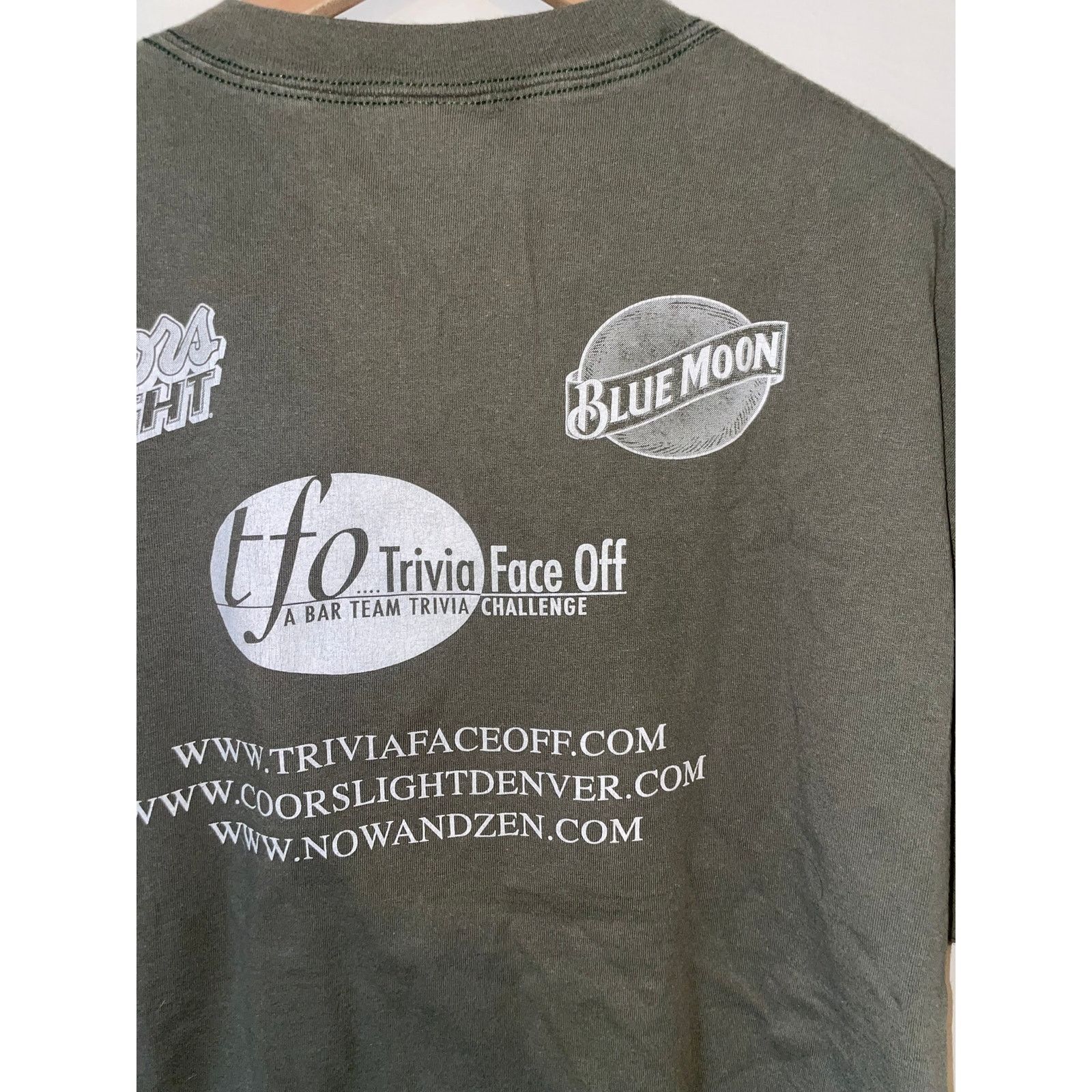 Delta Vintage Trivia Shirt Not All Here Coors Light Denver Tee XL Size US XL / EU 56 / 4 - 7 Thumbnail