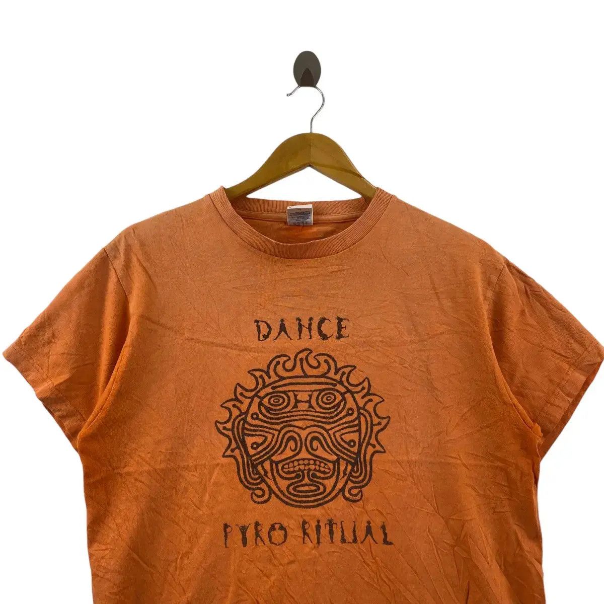 Vintage Vintage DANCE PYRO RITUAL Navajo Aztec Aboriginal Tee Shirt Size M / US 6-8 / IT 42-44 - 2 Thumbnail