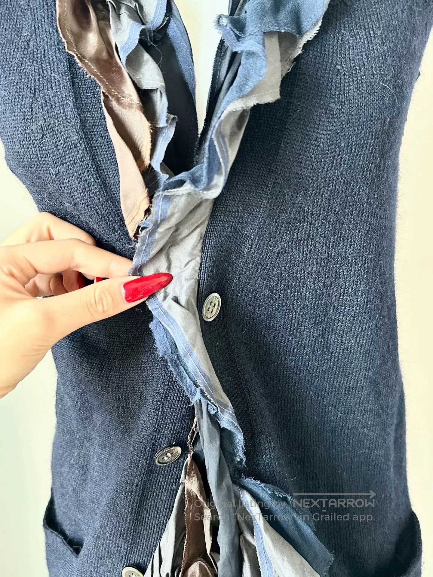 Sacai Sacai Ruffled Deconstructed Vest. Size M / US 6-8 / IT 42-44 - 8 Thumbnail