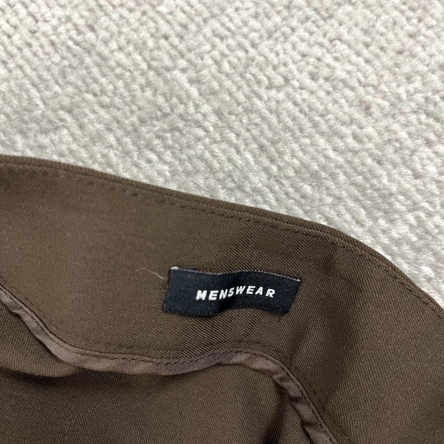 Vintage LAFAYETTE 148 NY Brown Wool Dress Pants Women Size 12 (32x27) Classic Wide-Leg Preppy Business Size 34" / US 12 / IT 48 - 3 Thumbnail