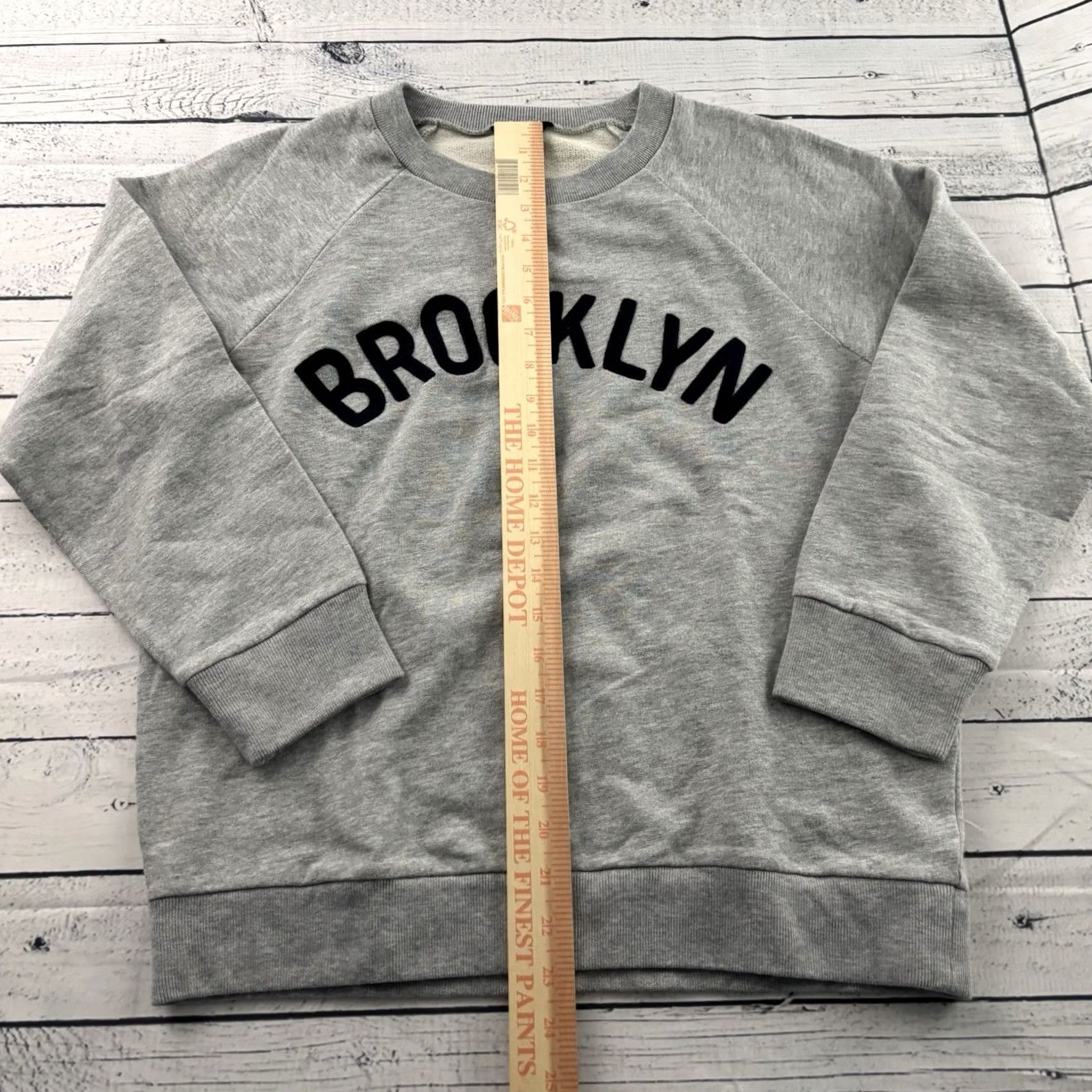 J.Crew J.Crew Brooklyn Pullover Sweatshirt Women's M Gray Size M / US 6-8 / IT 42-44 - 3 Thumbnail