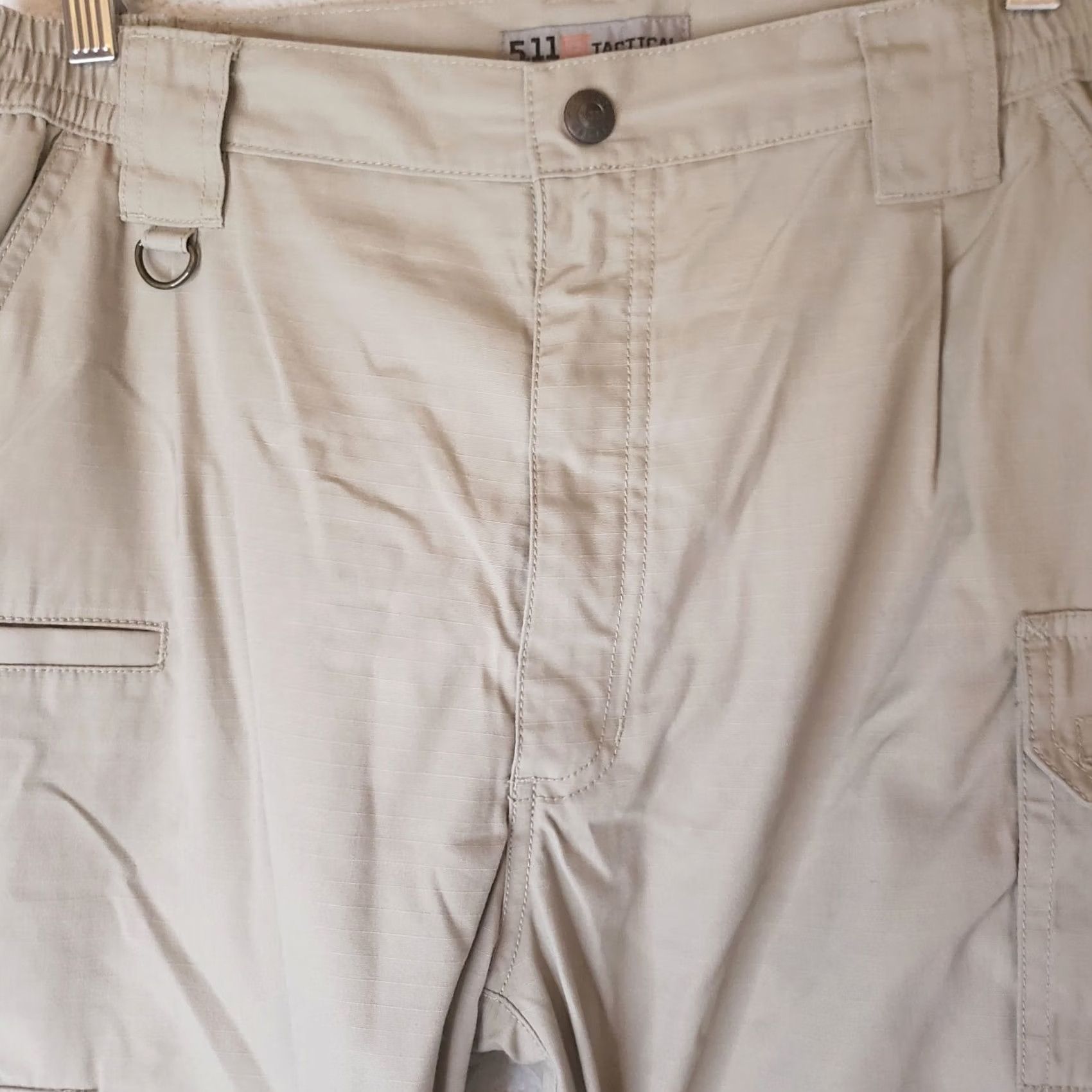 Vintage 5.11 Tactical Pants Mens 36x32 Beige Cargo Patrol 511 Military Shooting Pants Regular 36 Beige Army Outdoor Cargo Pocket Elastic Waist Pockets Logo Size US 36 / EU 52 - 5 Thumbnail
