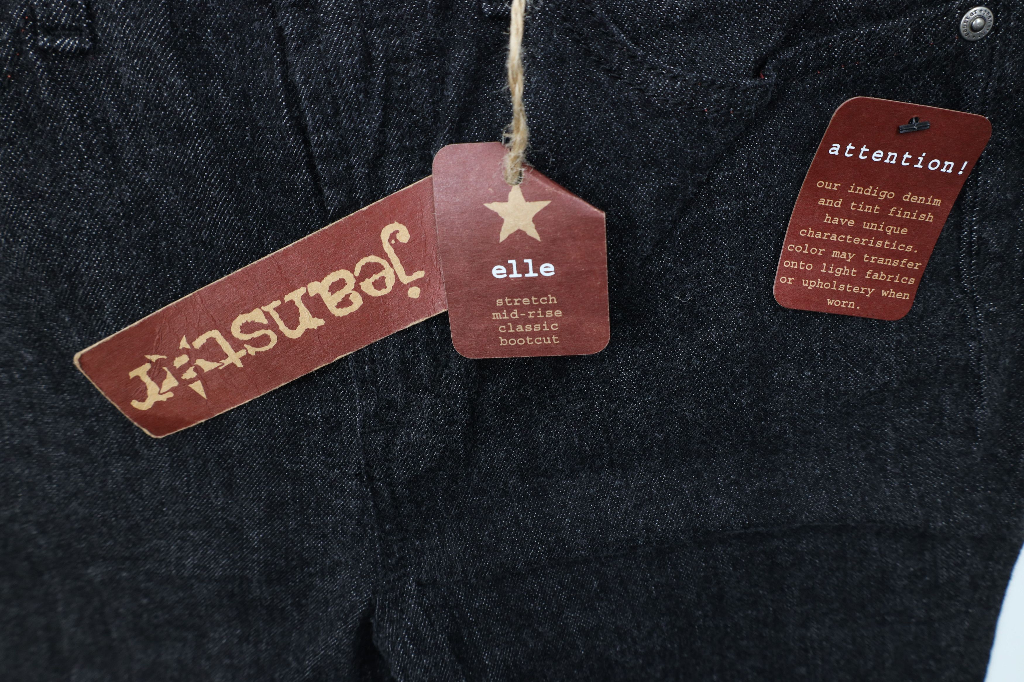 Vintage Deadstock Vintage Y2K Babydoll Flared Wide Leg Denim Jeans Size 32" / US 10 / IT 46 - 6 Thumbnail
