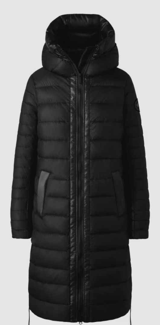 Canada Goose × Moncler 🔥 RRP 780€ Canada Goose Roxboro Coat Black noir Size XS / US 0-2 / IT 36-38 - 1 Thumbnail
