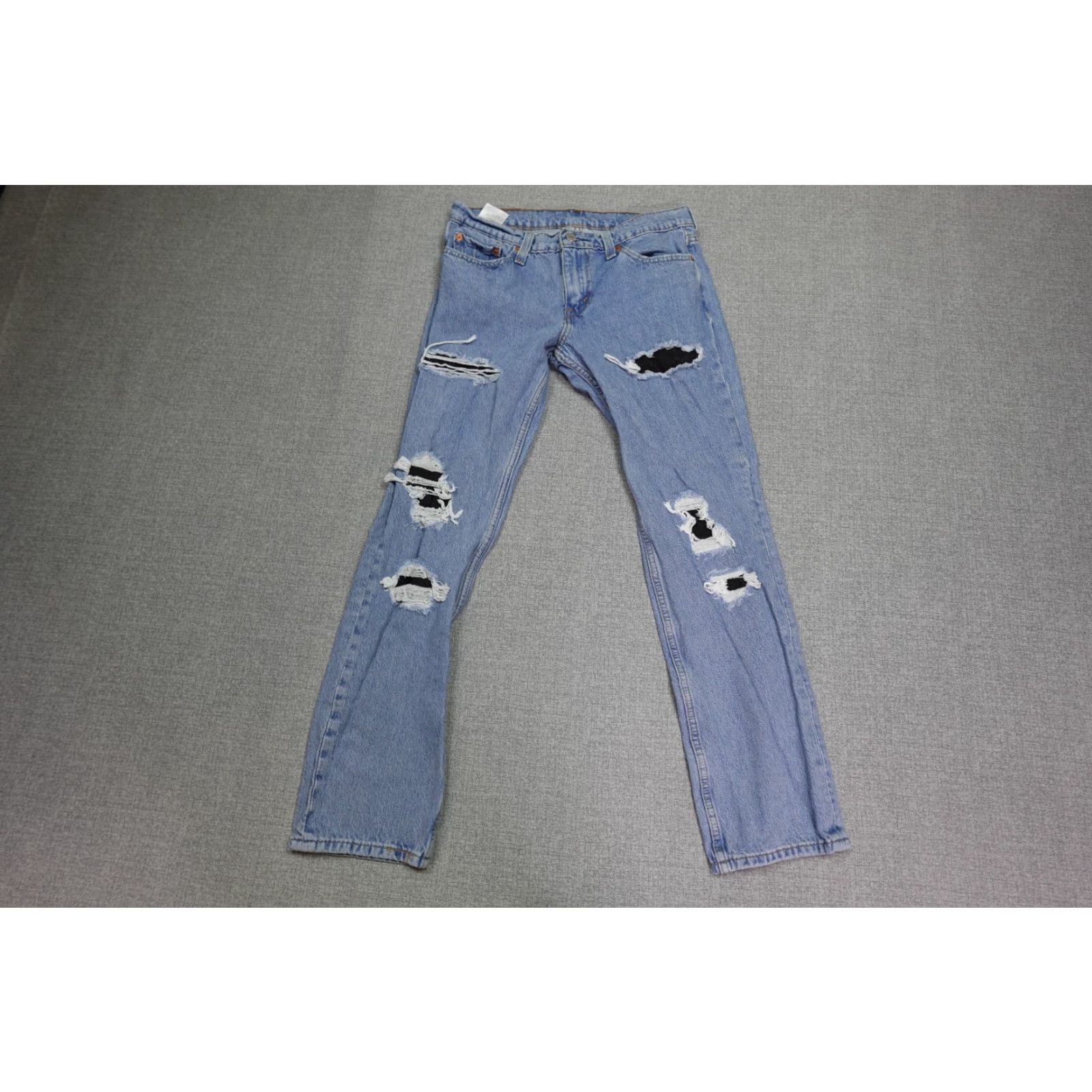 Levi's Levi's 511 Jeans Men's 30x30 Blue Slim Fit Light Wash denim Zip 5-Pocket USA Model Levi's 500 Series Slimming Crew Mens Size US 30 / EU 46 - 2 Thumbnail
