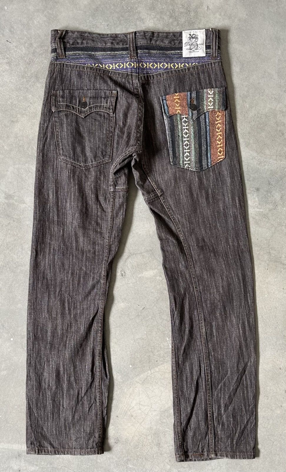 Japanese Brand VINTAGE DOMINATE HANDCRAFTED JEANS Size US 34 / EU 50 - 9 Thumbnail