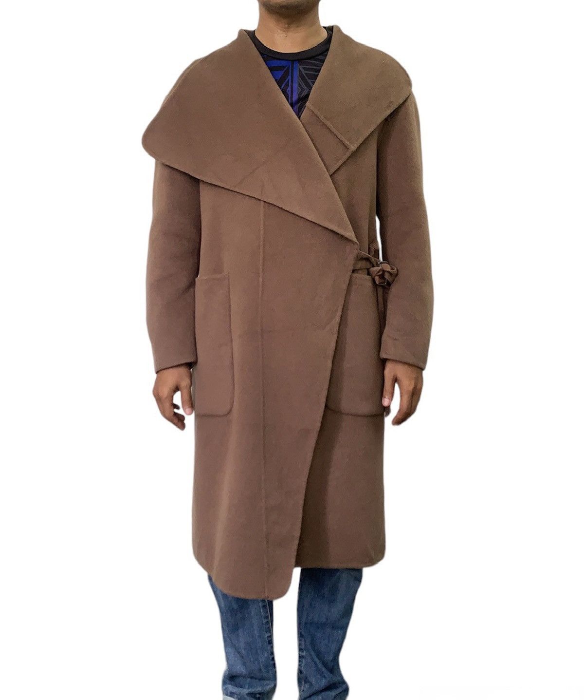 Jil Sander × Uniqlo Uniqlo +J Wool Cashmere Blend Belted Jacket Size US M / EU 48-50 / 2 - 3 Thumbnail