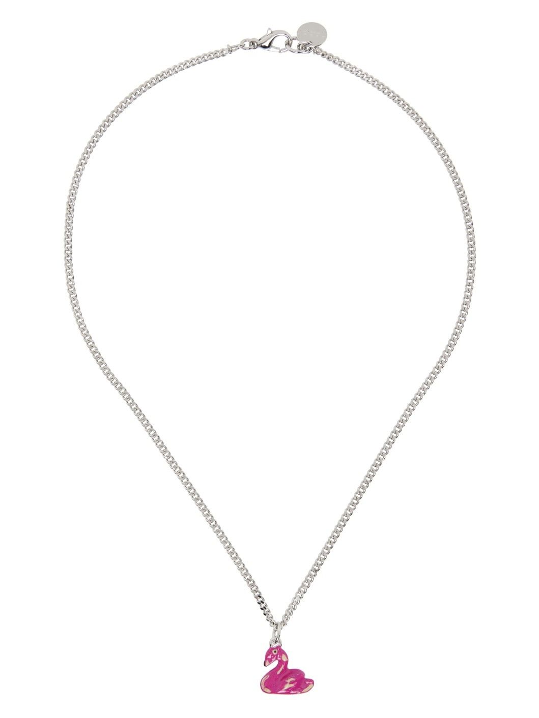 Marni o1w1db10125 Size:OS/ Swan Necklace in Silver Size ONE SIZE - 1 Preview