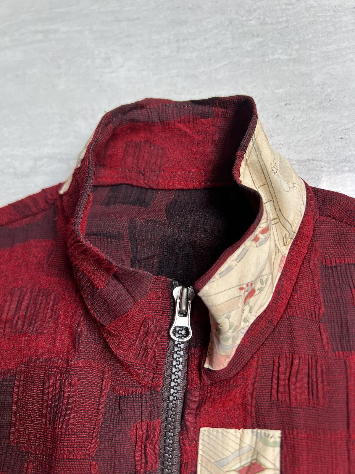 Other Japanese Brand Sukajan Red Zip Vest Size US S / EU 44-46 / 1 - 11 Thumbnail
