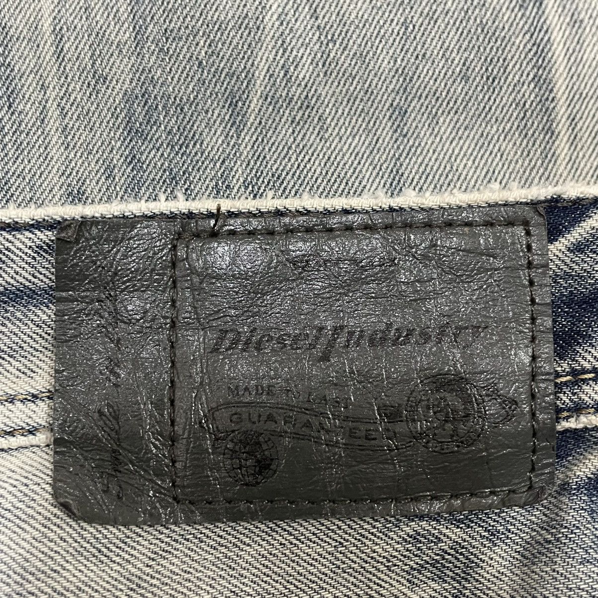 Diesel 🔥Vintage Diesel Industry Krooley Ripped Distress Denim Jeans Size US 34 / EU 50 - 12 Thumbnail