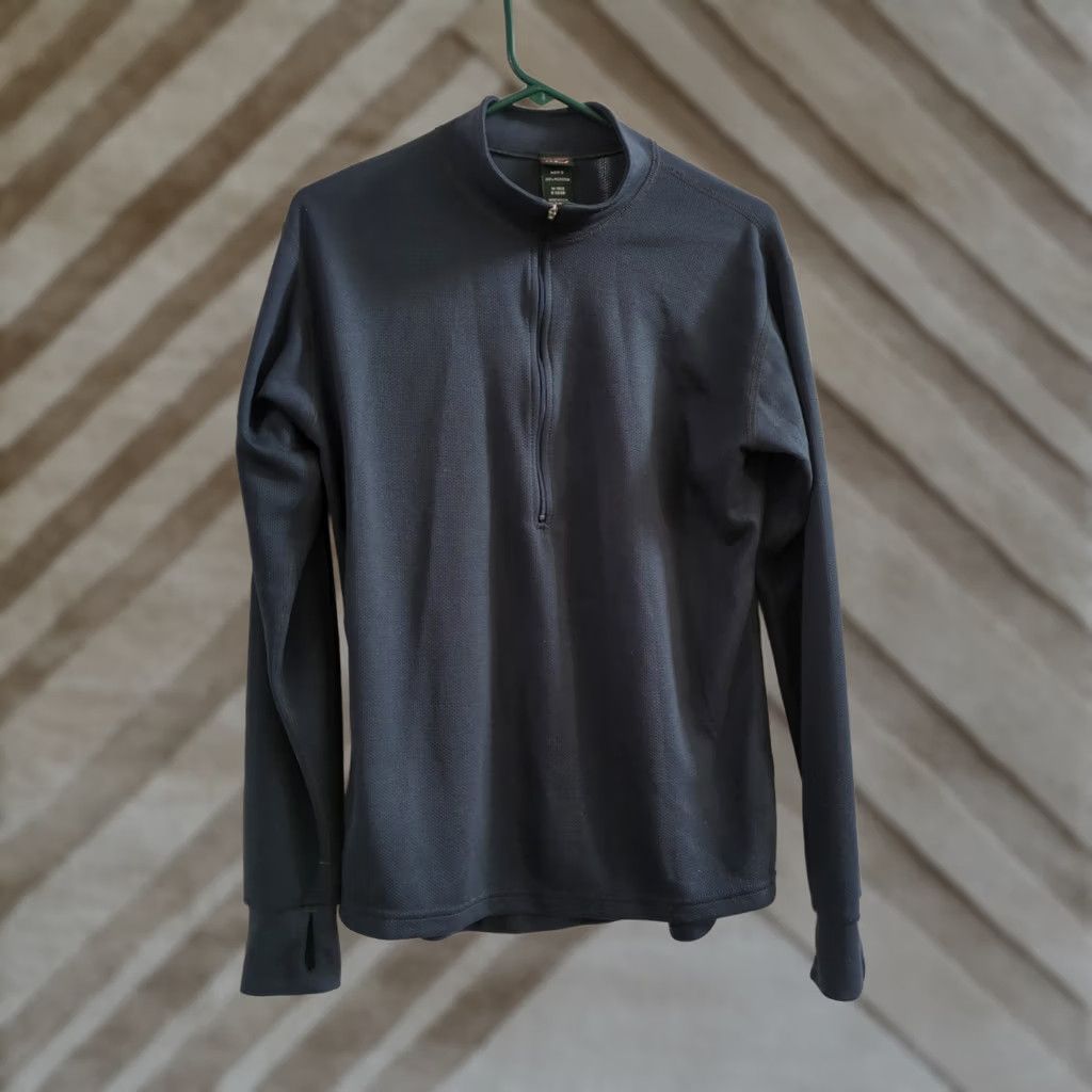 Vintage VINTAGE L.L. Bean Sweater Black Mens Regular Size M 1/4 Zip Knit Pullover Zipper Logo USA Pattern Solid Short Sleeve? Size US M / EU 48-50 / 2 - 1 Thumbnail