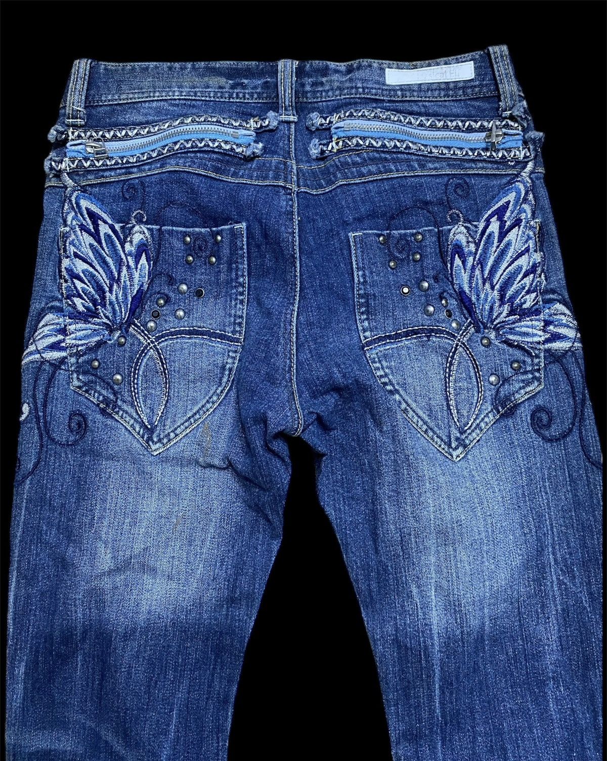 If Six Was Nine × Japanese Brand × Le Grande Bleu (L.G.B.) Japanese classical elf western flared denim LGB style Size US 30 / EU 46 - 5 Thumbnail