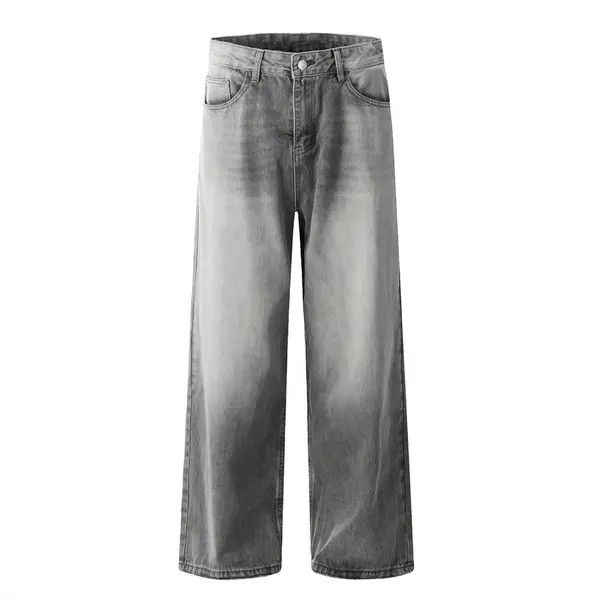VIBE Heavy washed punk distressed gradient jeans Size US 32 / EU 48 - 1 Thumbnail