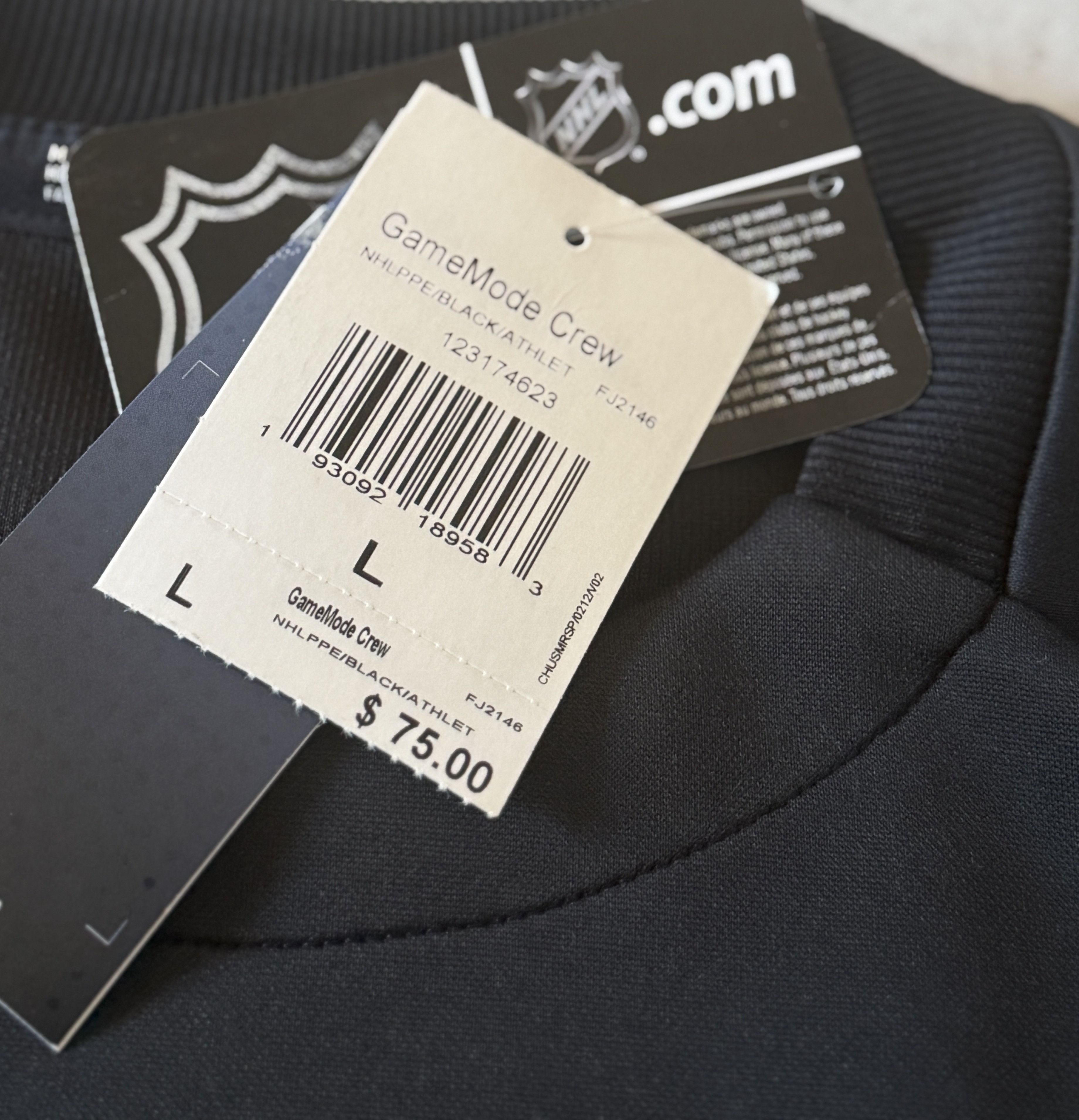 Adidas Pittsburgh Penguins x ADIDAS sweatshirt FJ2146 SIZE L Size US L / EU 52-54 / 3 - 4 Thumbnail