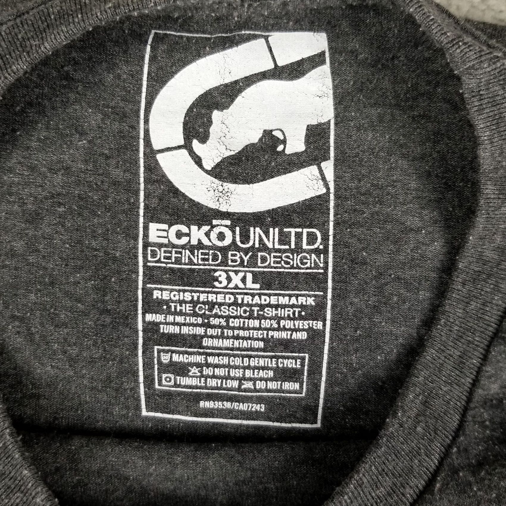 Ecko Unltd. ECKO Unltd. Graphic T-shirt 3XL Rhino Hands MMA Streetwear Mens T-Shirt Gray Cotton Logo Short Sleeve Crew Neck Size US XXL / EU 58 / 5 - 3 Thumbnail