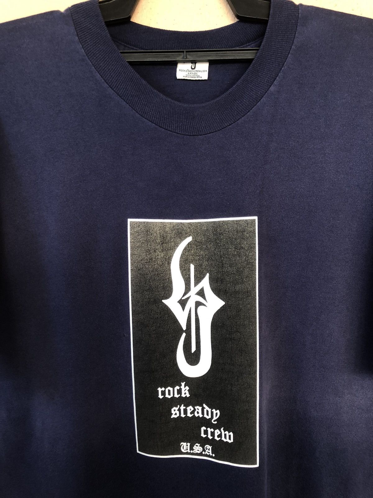 Band Tees × Vintage Vintage 90s Rock Steady Crew usa Tee Size US L / EU 52-54 / 3 - 3 Thumbnail