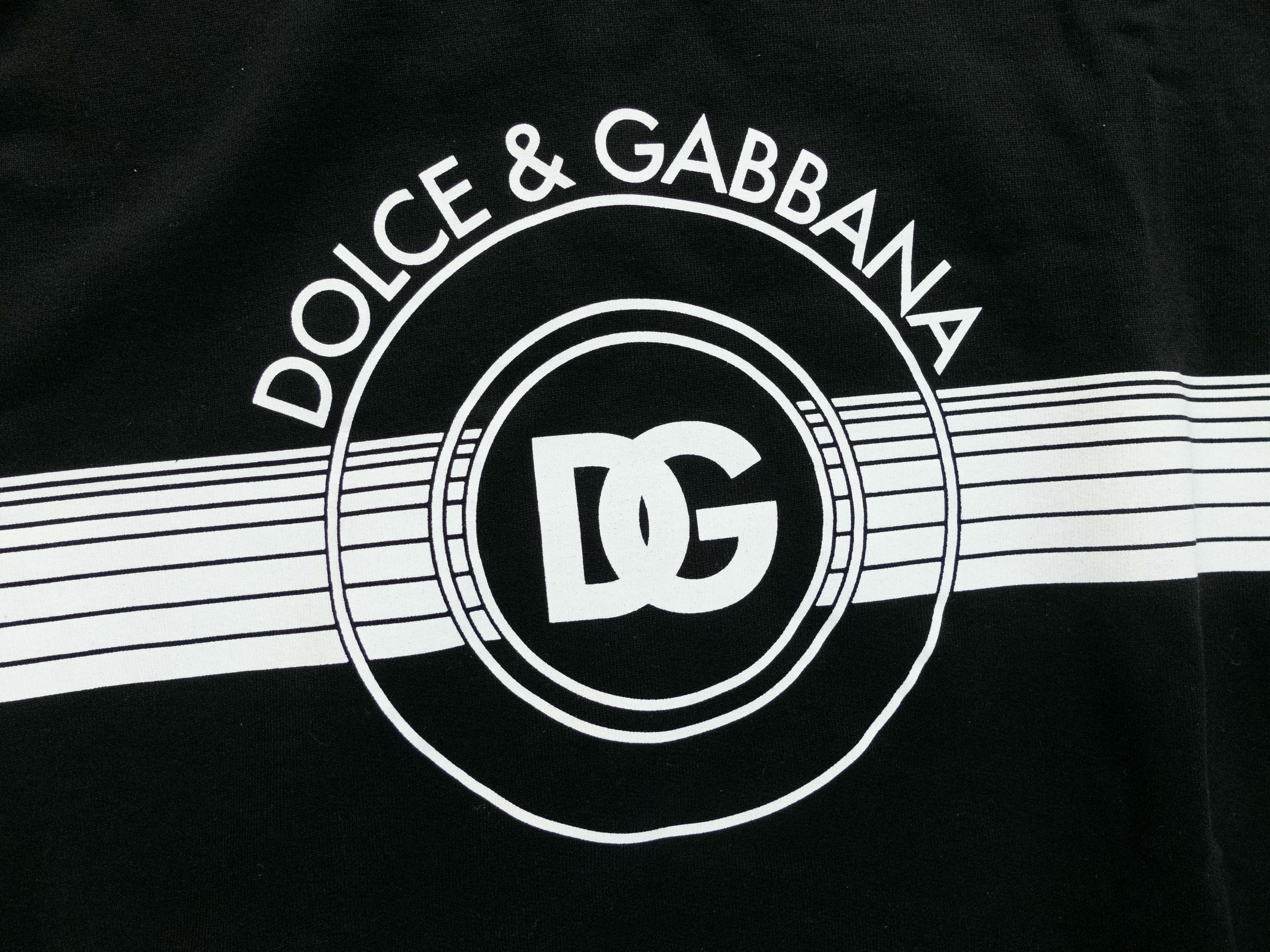 Dolce & Gabbana DOLCE & GABBANA black white DG logo sweatshirt Large Size US L / EU 52-54 / 3 - 9 Thumbnail
