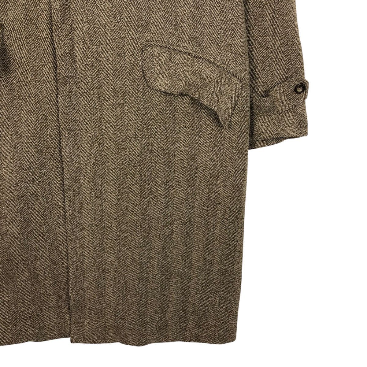Vintage 🔥RICH BROWN LONG COATS WOOL HERRINGBONE MARTEN’S CASHMERE Size US M / EU 48-50 / 2 - 6 Thumbnail