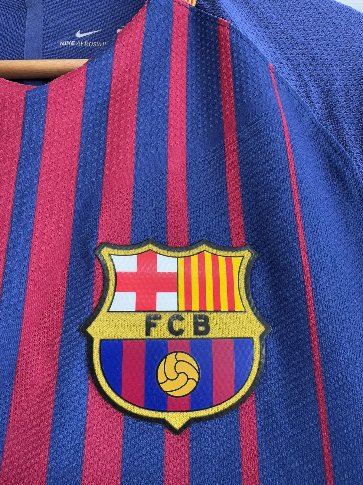 Barcelona 2017-2018 Player Issue Home Soccer Jersey Kit