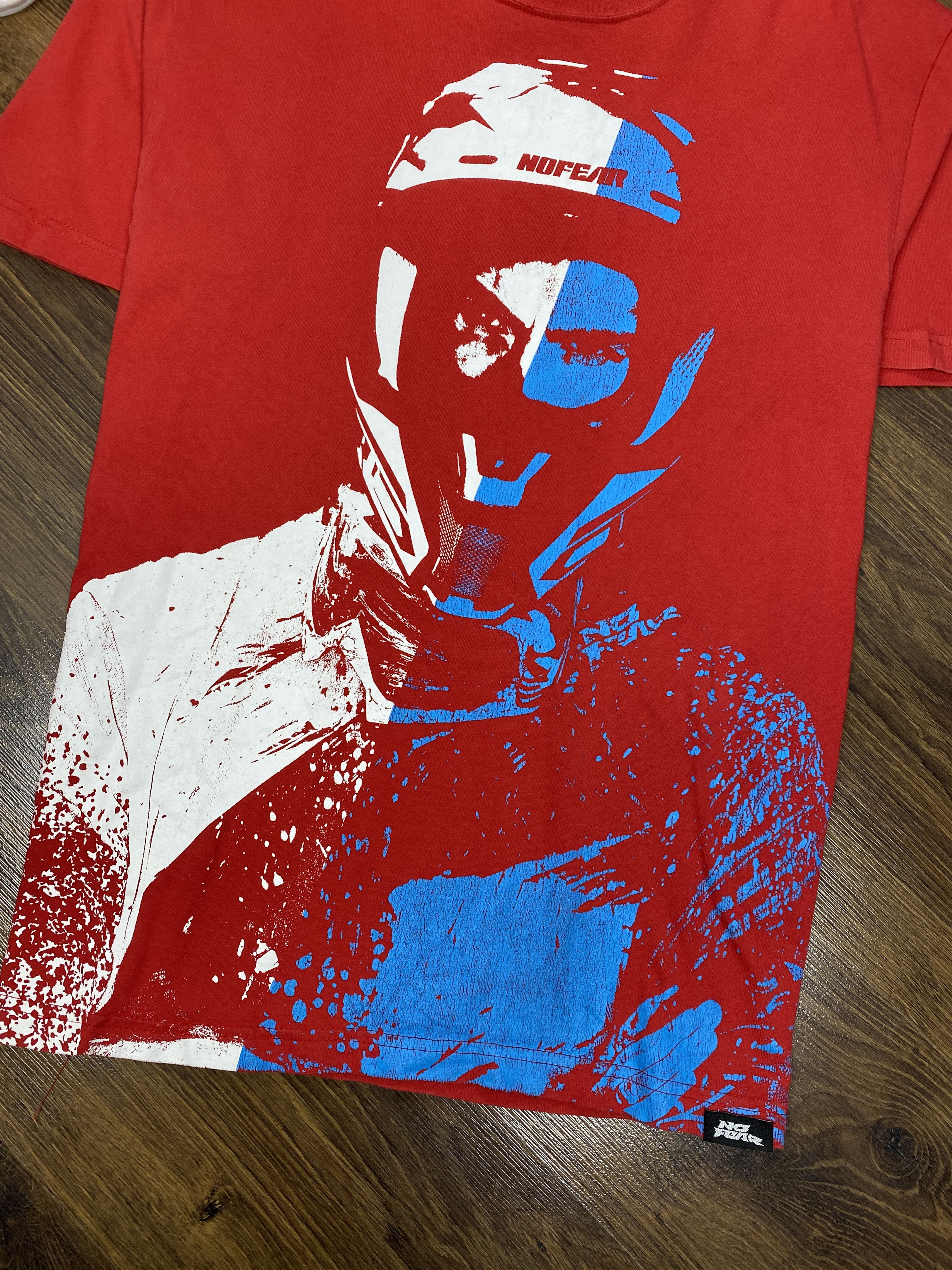 No Fear No Fear Vintage Moto Racing T-Shirt Size US L / EU 52-54 / 3 - 2 Thumbnail