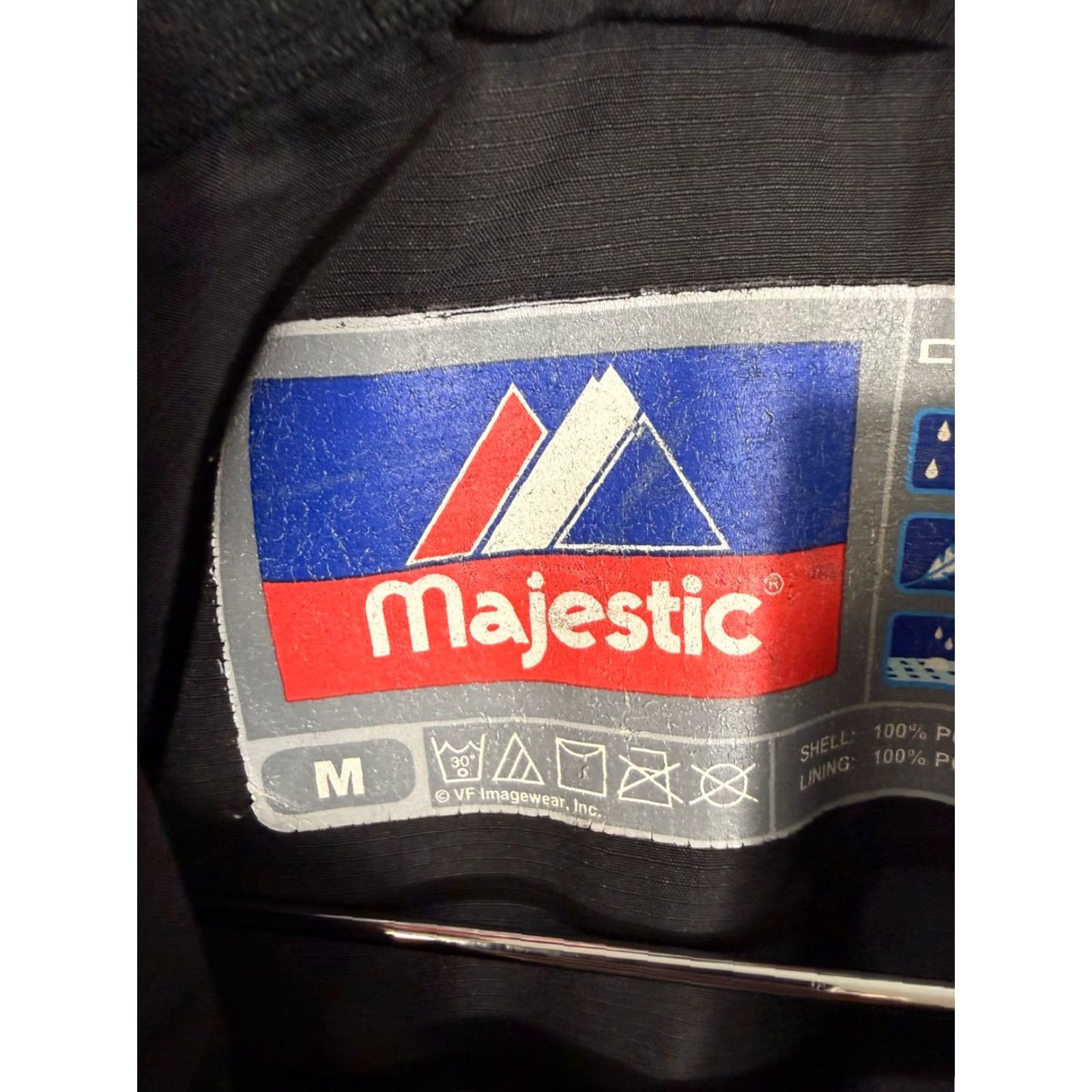 Vintage Majestic Baseball Wind Shirt Mens M Black White 1/4 Zip Moisture Wicking Lined Raglan Short Sleeve Pullover Size US M / EU 48-50 / 2 - 6 Thumbnail
