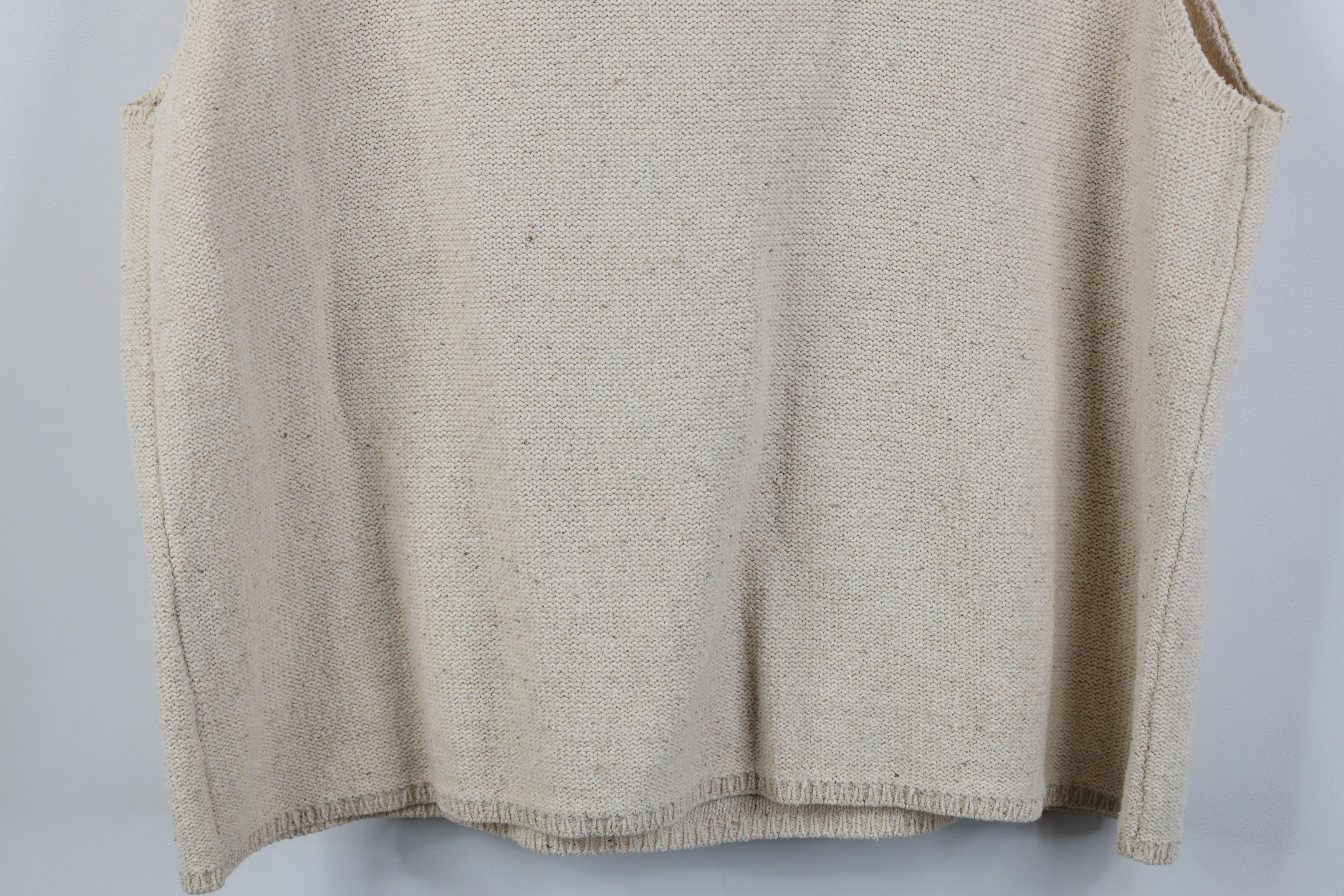 Vintage Vintage 90s Streetwear Embroidered Silk Blend Sweater Vest Size XL / US 12-14 / IT 48-50 - 11 Thumbnail