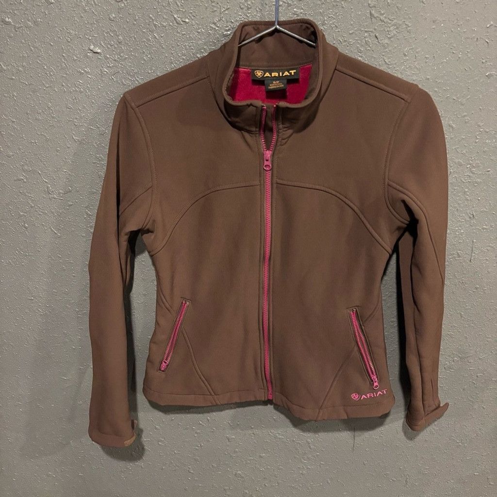 Ariat Ariat Tan Jacket with Pink Details Size S / US 4 / IT 40 - 1 Thumbnail
