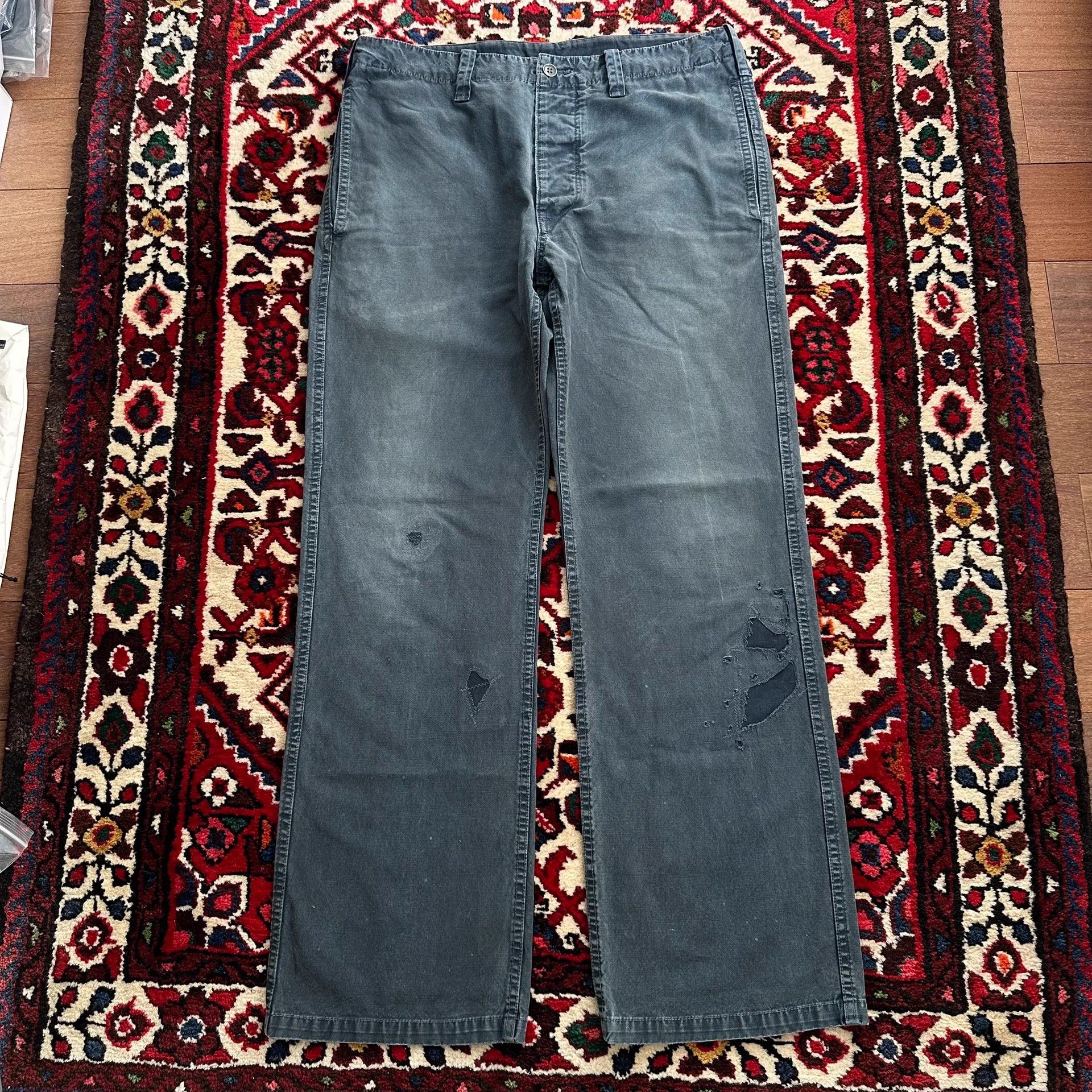 Visvim VISVIM 21SS GIFFORD PANTS DMGD 4-Washed Relaxed Pants Size US 36 / EU 52 - 1 Thumbnail