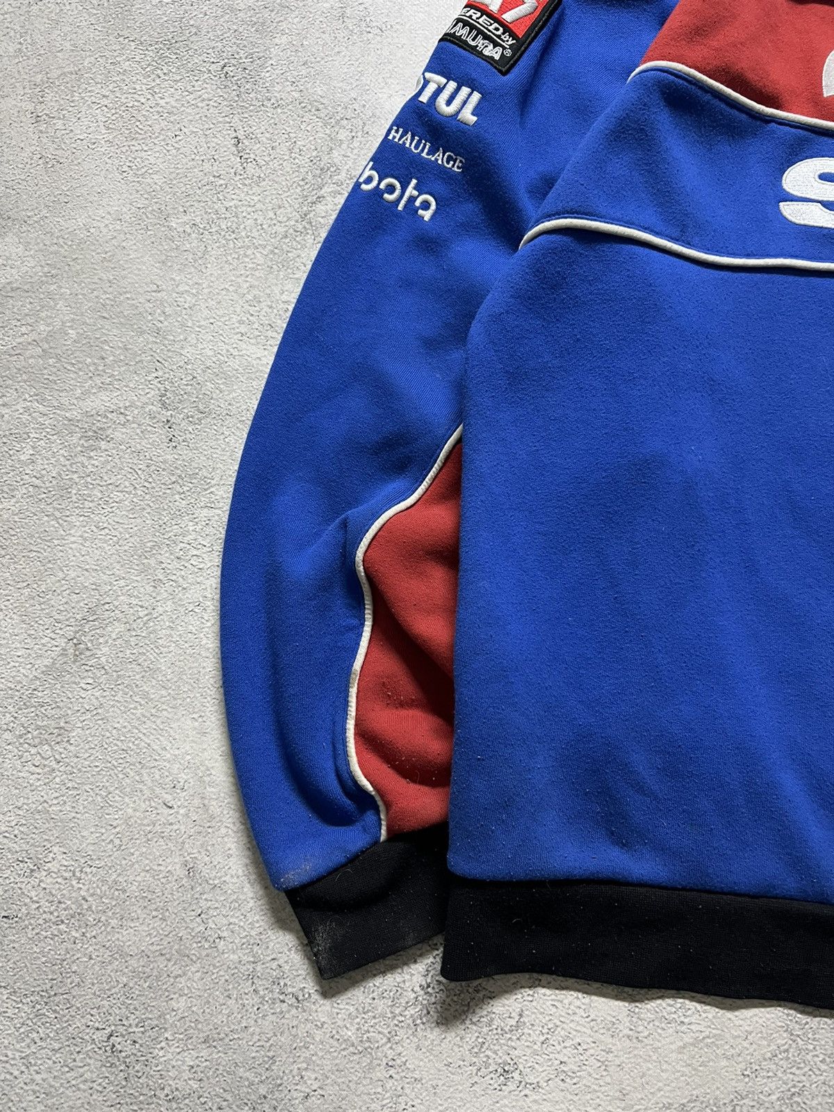 Vintage Vintage Y2k Suzuki GSX 💙 Racing Zip Hoodie 00’s Size US XXL / EU 58 / 5 - 16 Thumbnail