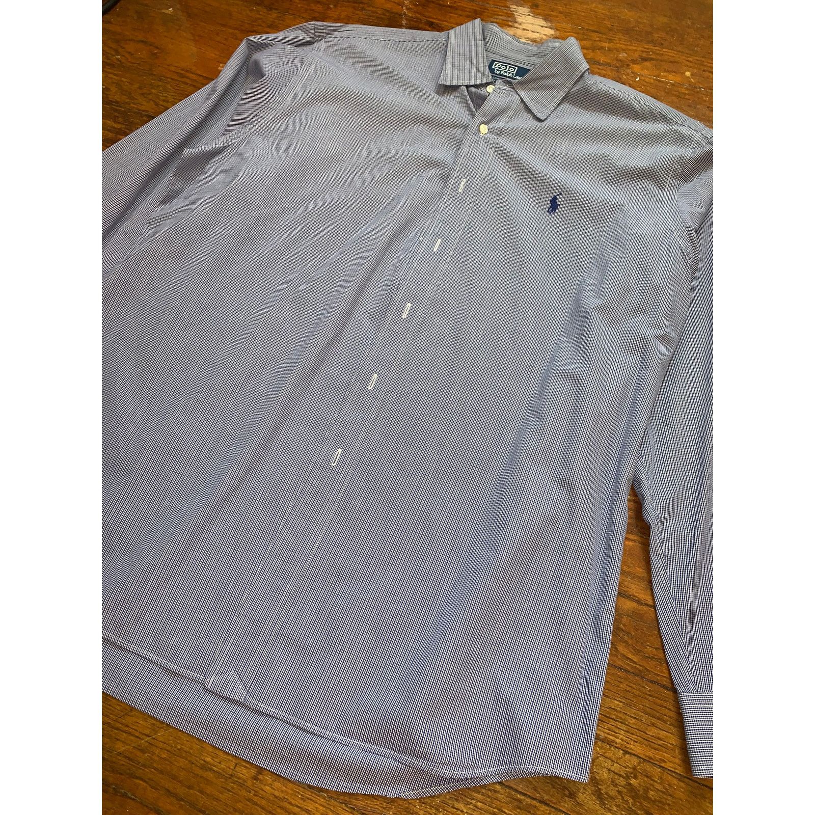 Polo Ralph Lauren Vintage Polo Ralph Lauren Lowell Sport Shirt Blue Check L Size US L / EU 52-54 / 3 - 3 Thumbnail