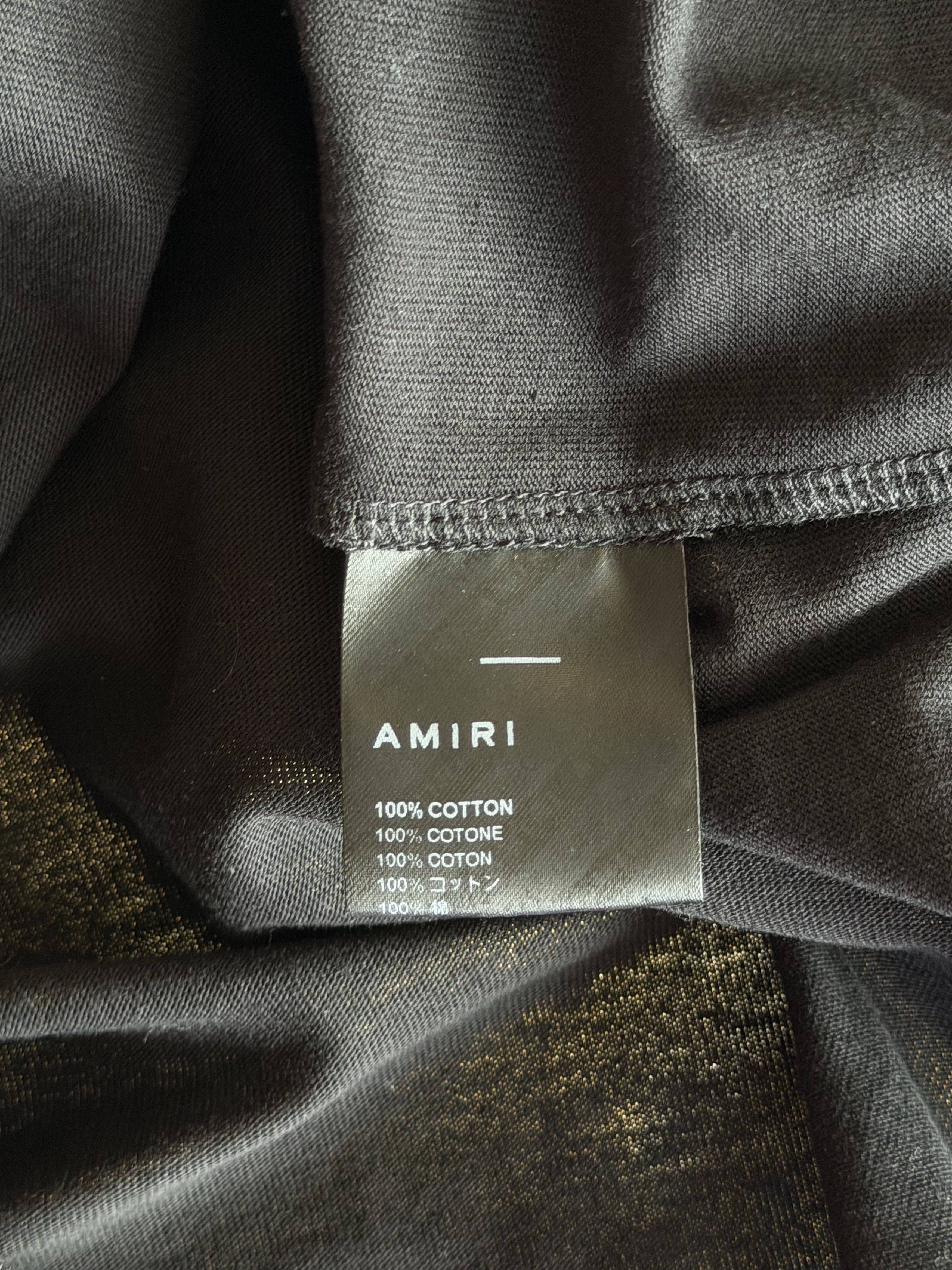 Amiri Amiri Black Cheetah Graphic T-Shirt Size US XL / EU 56 / 4 - 4 Thumbnail