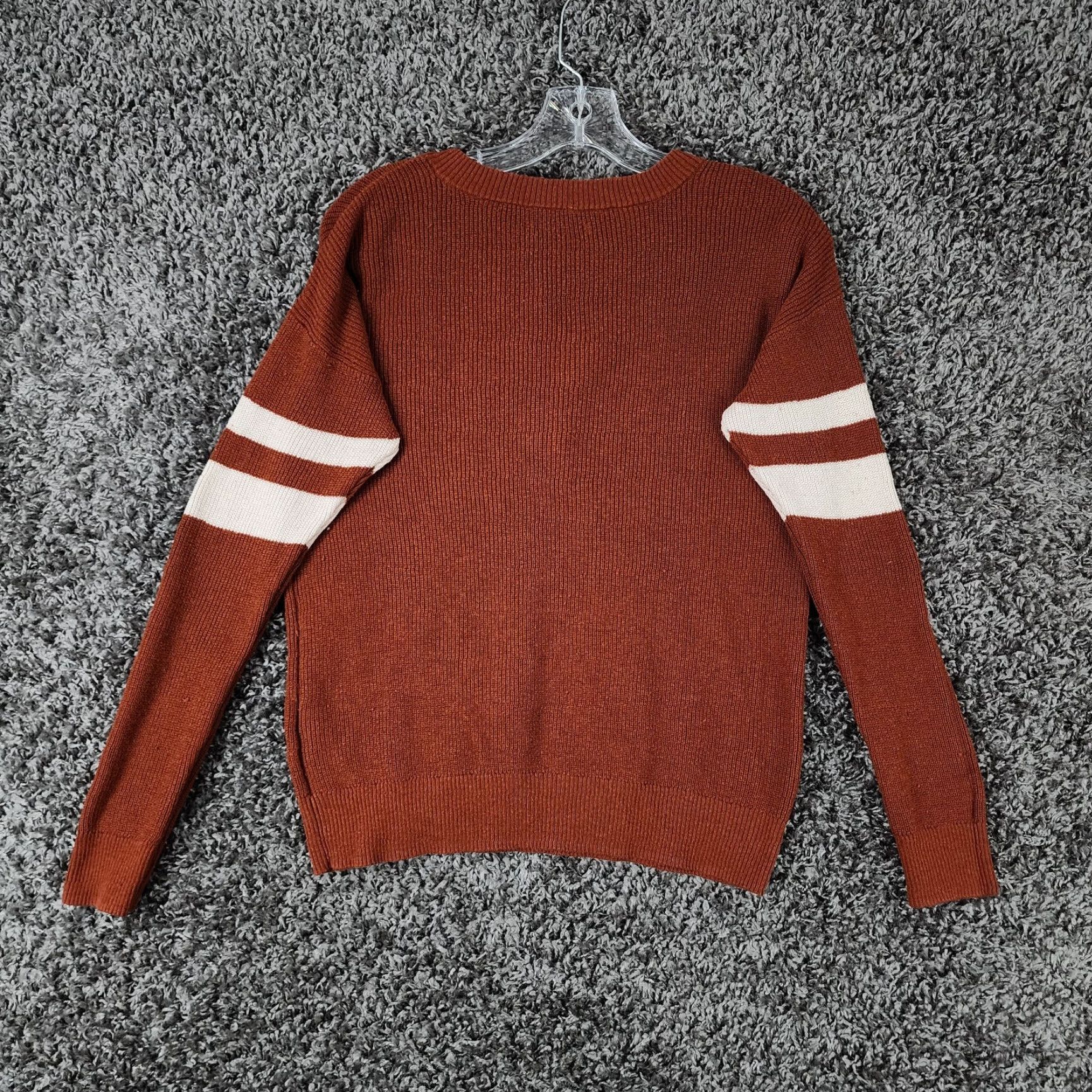 American Eagle Outfitters VINTAGE American Eagle Womens Sweater Long Sleeve Pullover XS Brown Casual Womens Size XS / US 0-2 / IT 36-38 - 5 Thumbnail