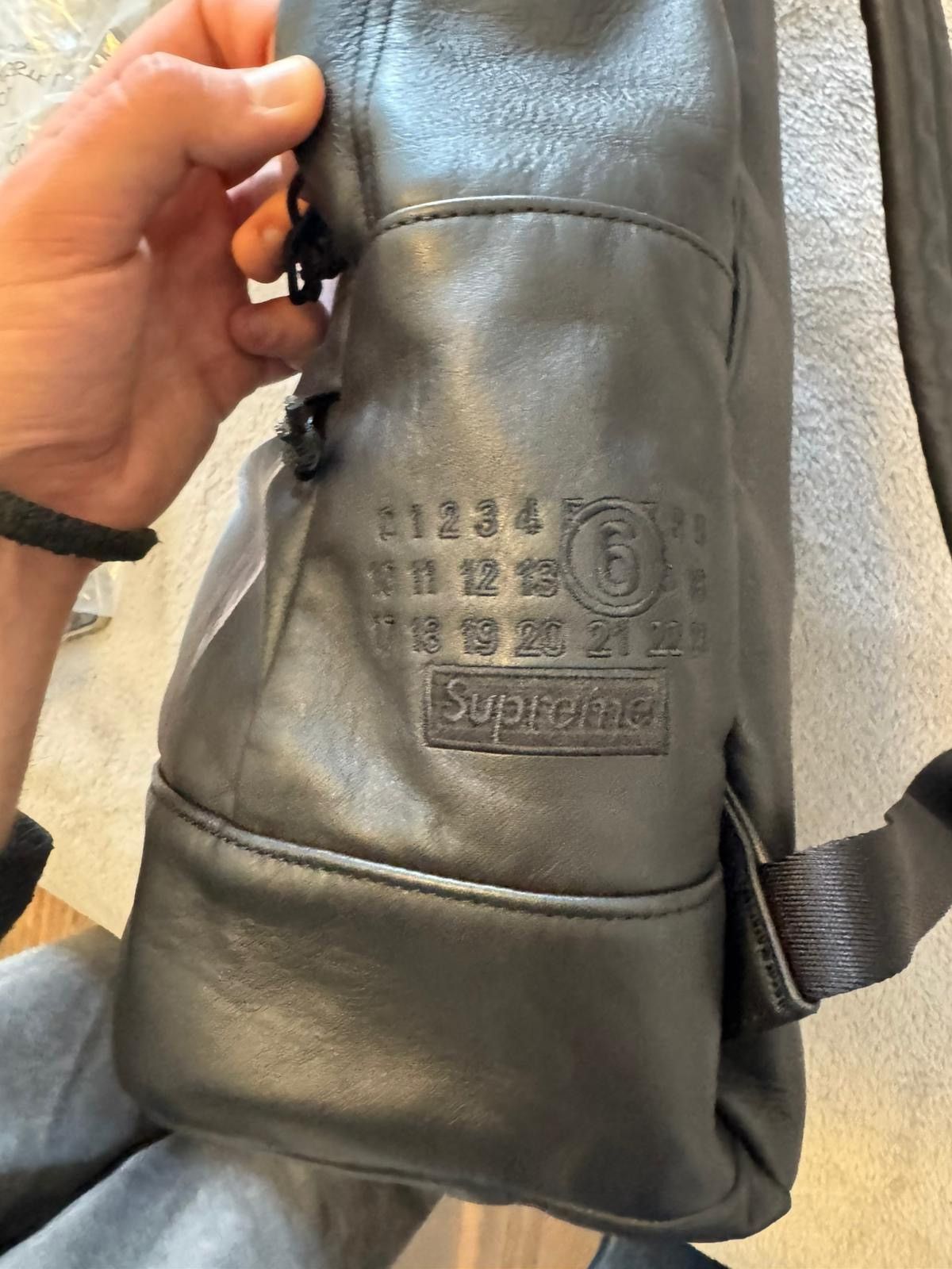 Maison Margiela × Supreme Supreme Margiela Eagle graphic leather backpack Size ONE SIZE - 4 Thumbnail