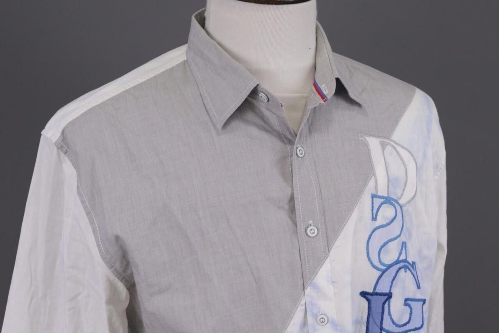 Desigual Desigual Slim Multicolor Big Logo Shirt Size XXL Size US XXL / EU 58 / 5 - 4 Thumbnail