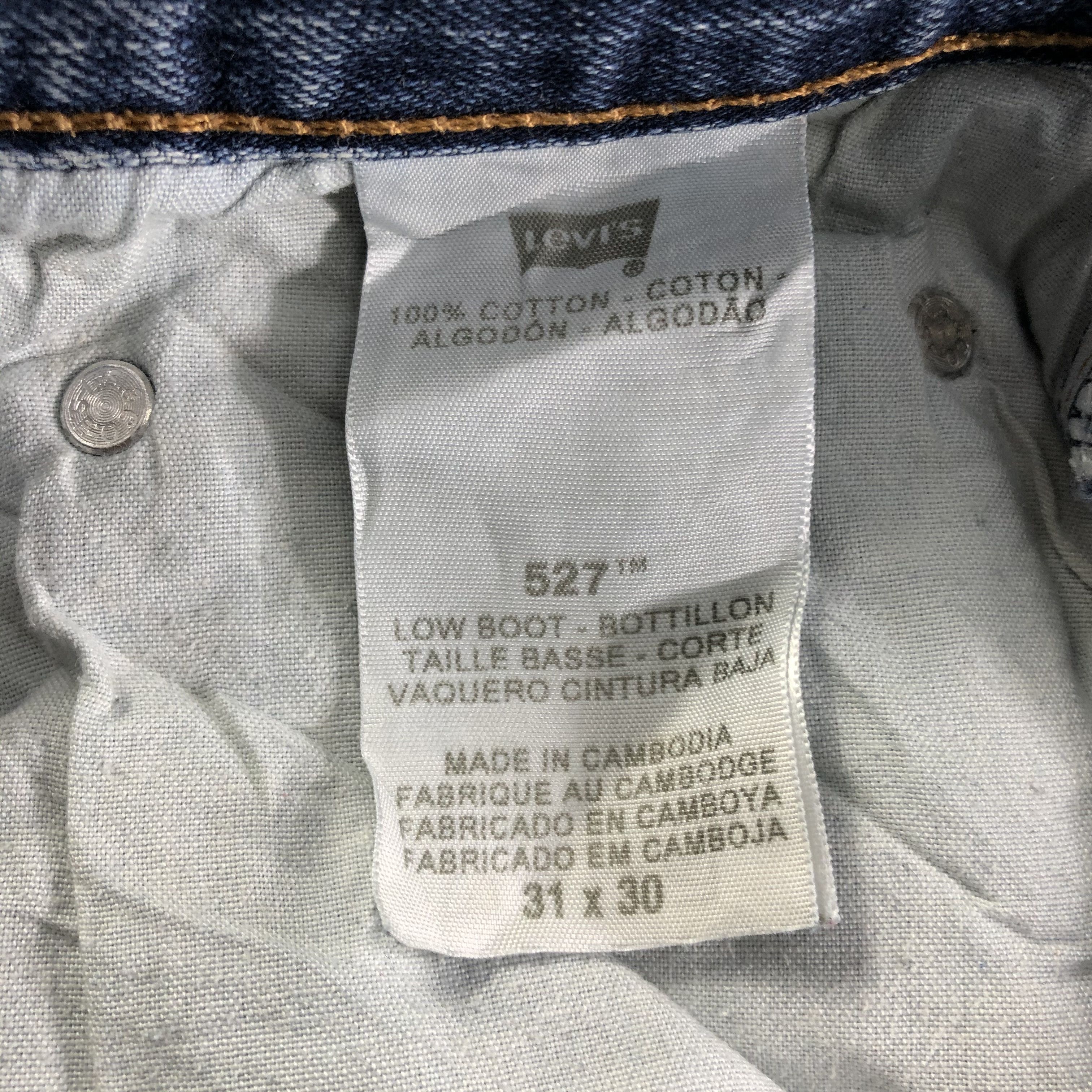 Levi's Vintage Blue Wash Levis 527 Jeans-J3327 Size US 32 / EU 48 - 12 Thumbnail