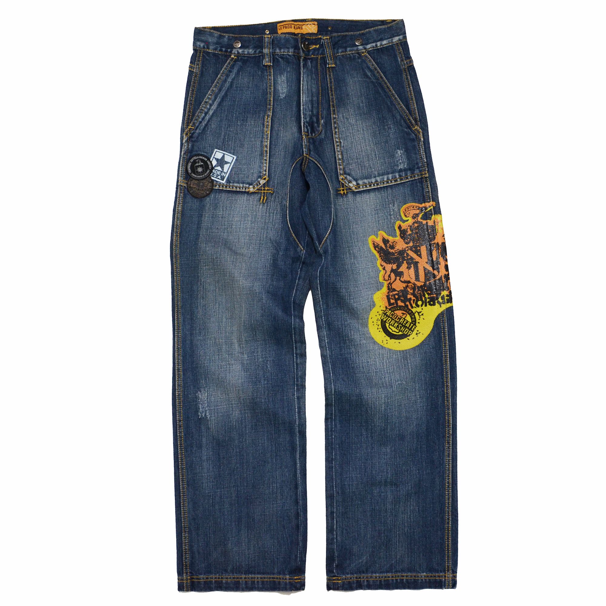Other Le Paco Jeans Youth Fit Straight Leg Y2K New York Streetwear Size US 28 / EU 44 - 1 Thumbnail