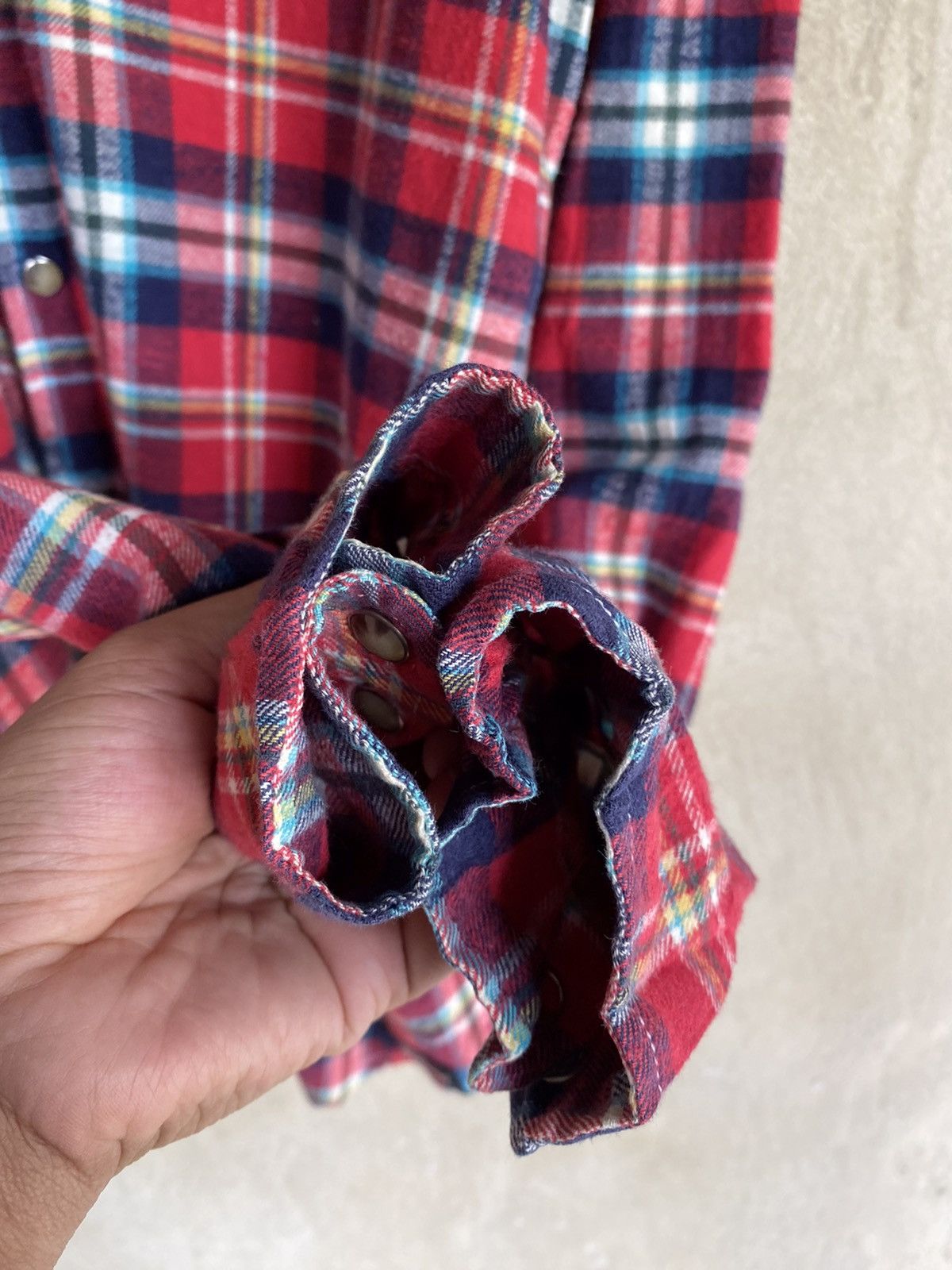 Dickies Vintage Dickies Plaid Tartan Flannel Shirt Button Up Size US L / EU 52-54 / 3 - 7 Thumbnail