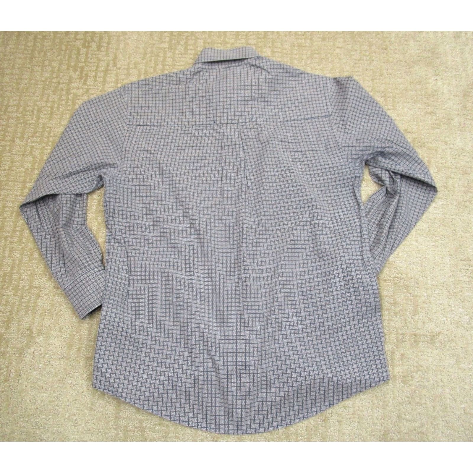 Wrangler Wrangler Shirt Men Small Blue Geometric Western Long Sleeve Button Down Cowboy Size US S / EU 44-46 / 1 - 3 Thumbnail